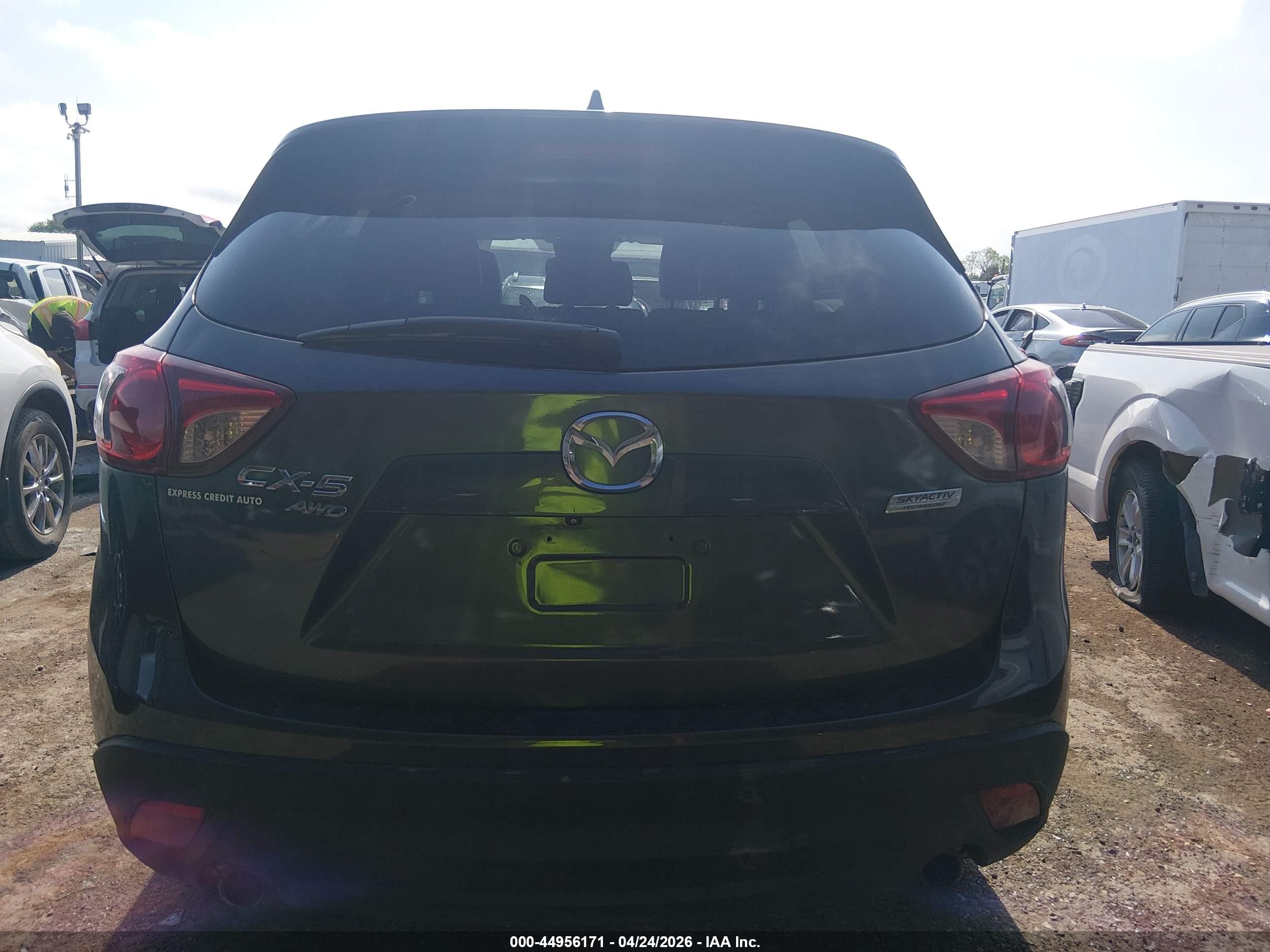 2015 Mazda Cx-5 Grand Touring Black vin: JM3KE4DY1F0483046