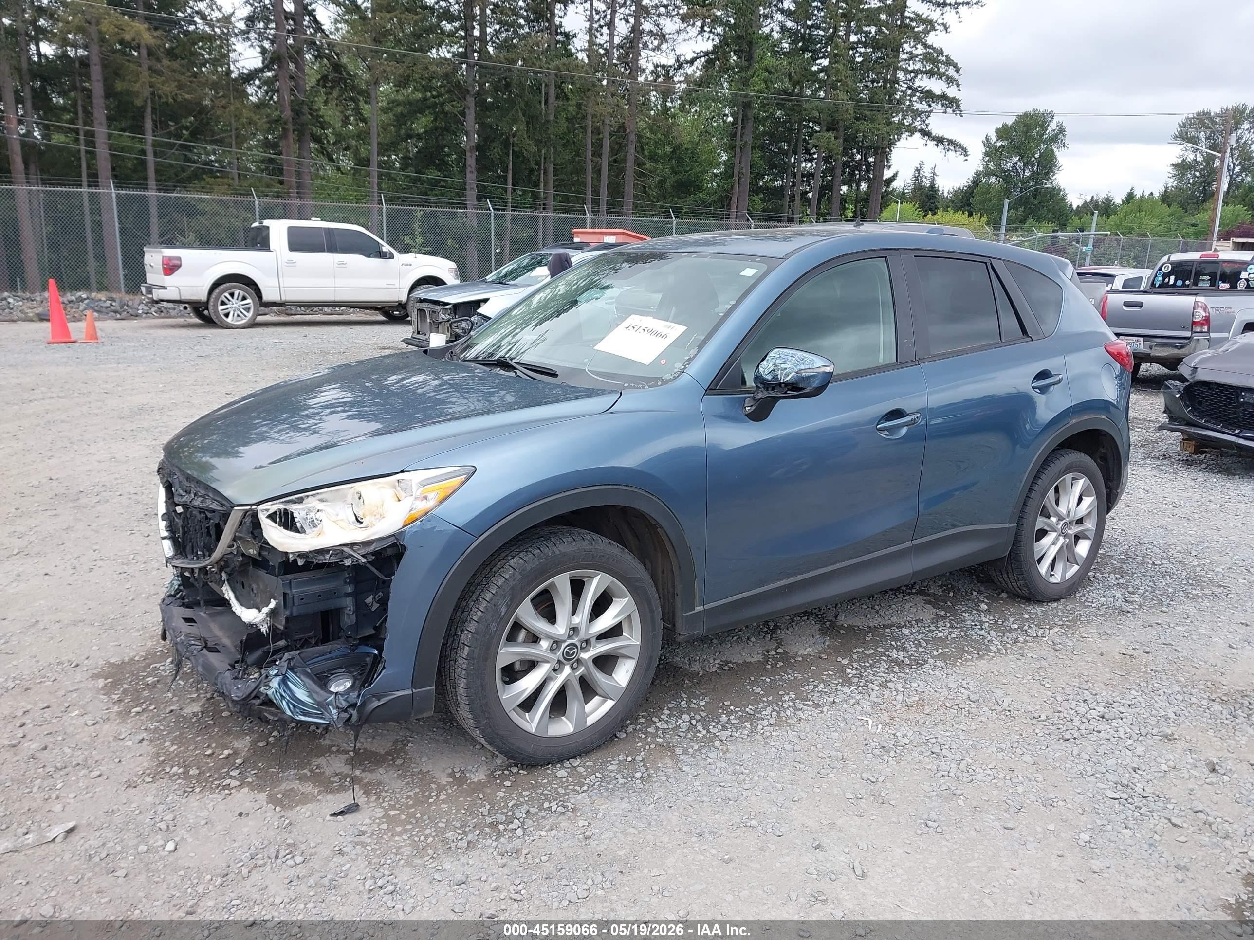 2015 Mazda Cx-5 Grand Touring Синий vin: JM3KE4DY1F0543388
