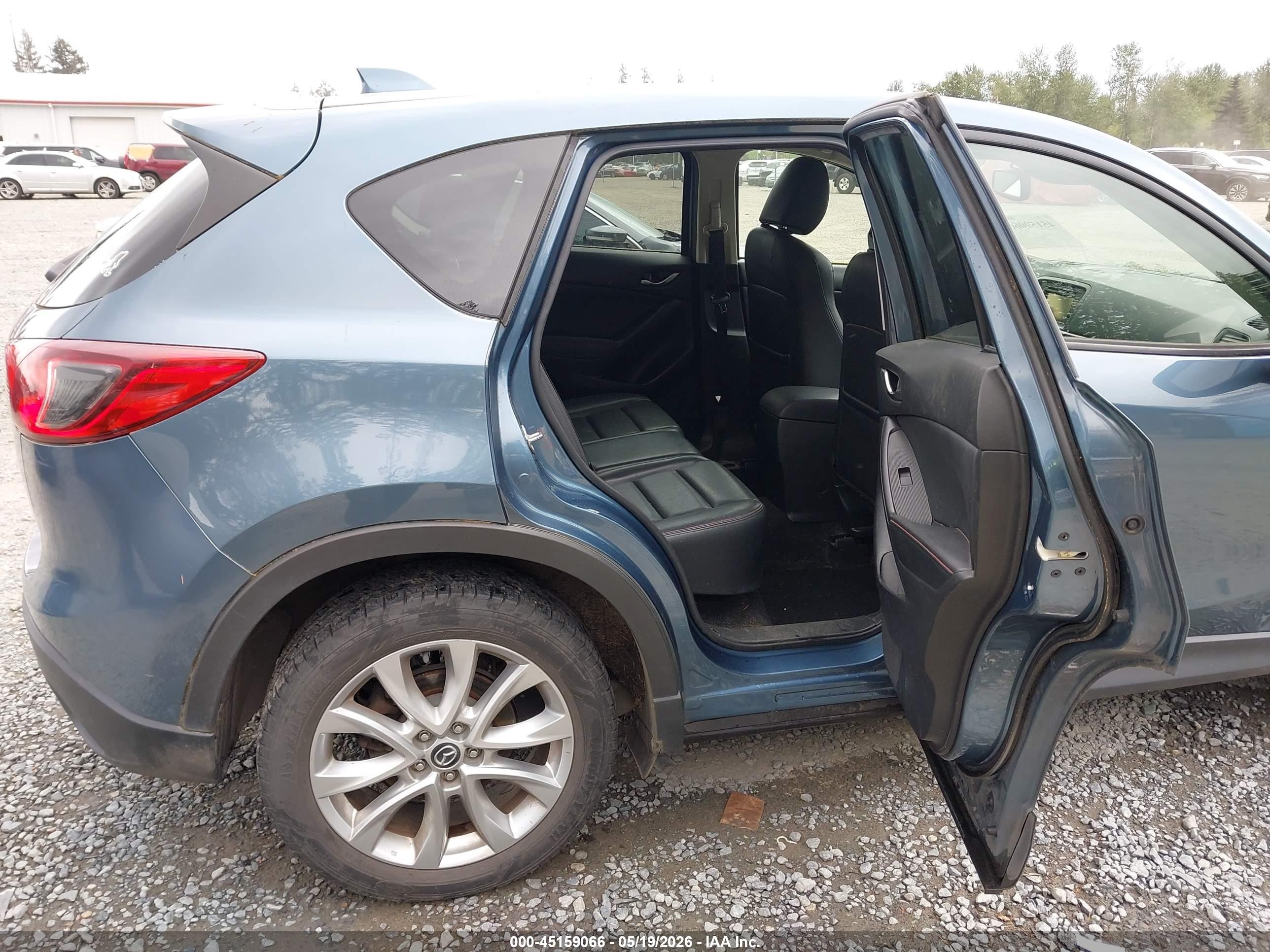 2015 Mazda Cx-5 Grand Touring Синий vin: JM3KE4DY1F0543388