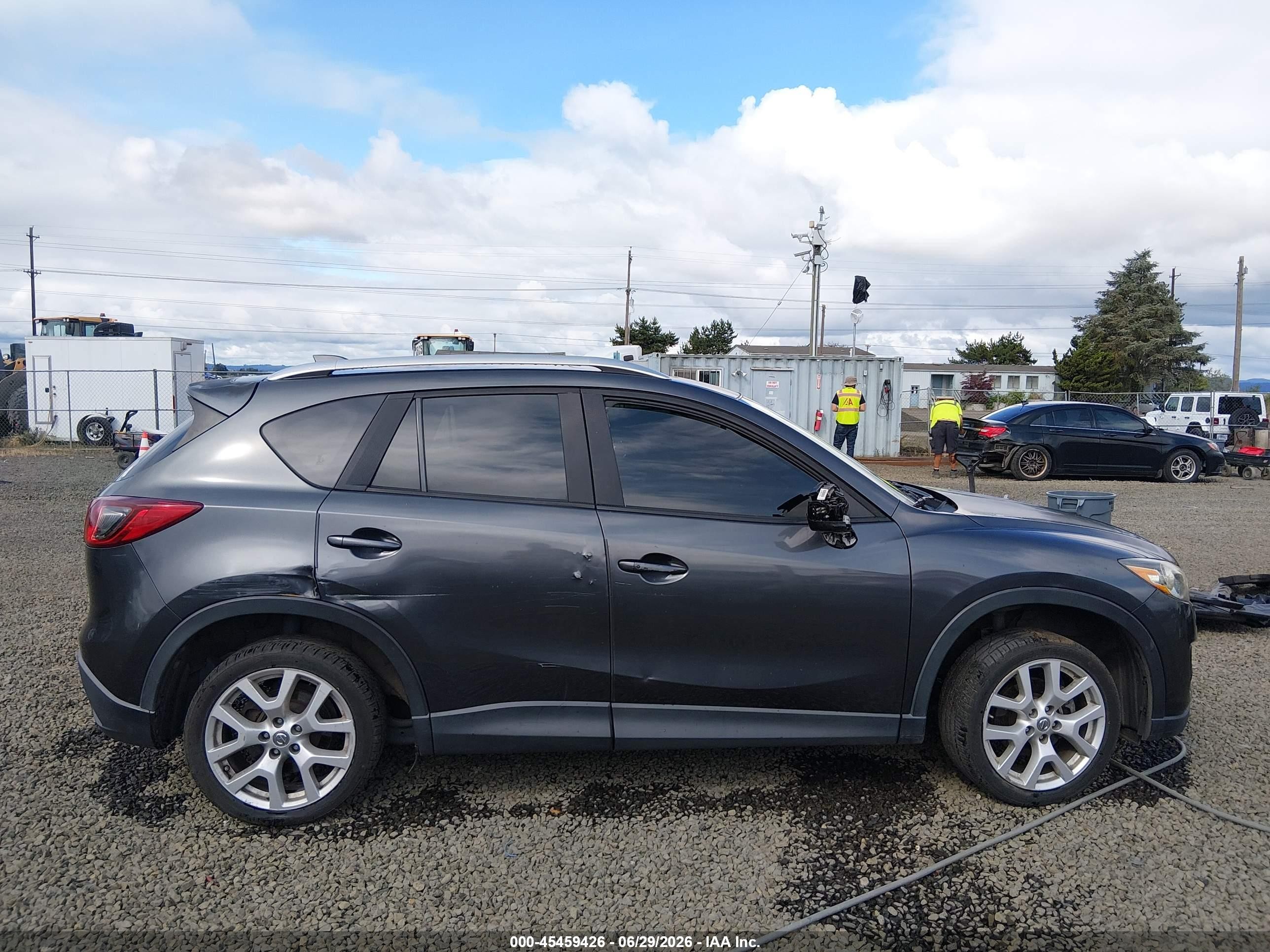 2014 Mazda Cx-5 Grand Touring Gray vin: JM3KE4DY2E0338208