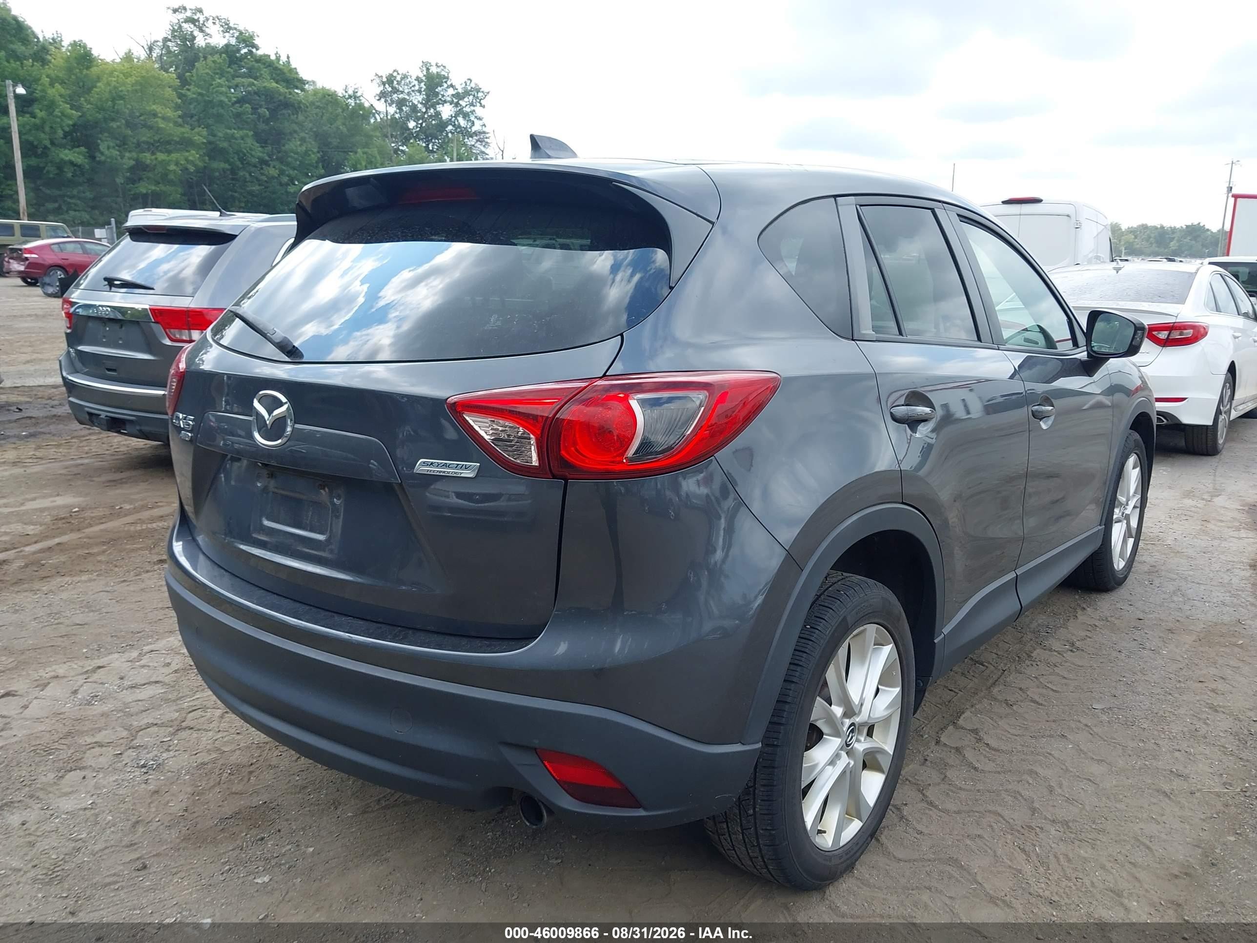 2014 Mazda Cx-5 Grand Touring Gray vin: JM3KE4DY2E0350052