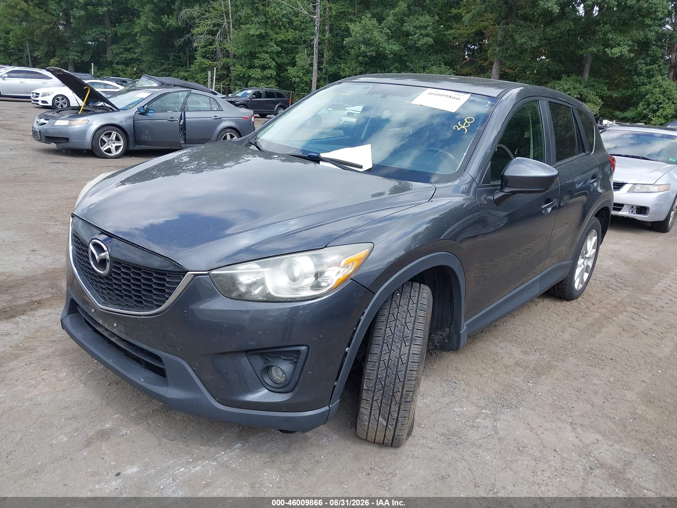 2014 Mazda Cx-5 Grand Touring Gray vin: JM3KE4DY2E0350052