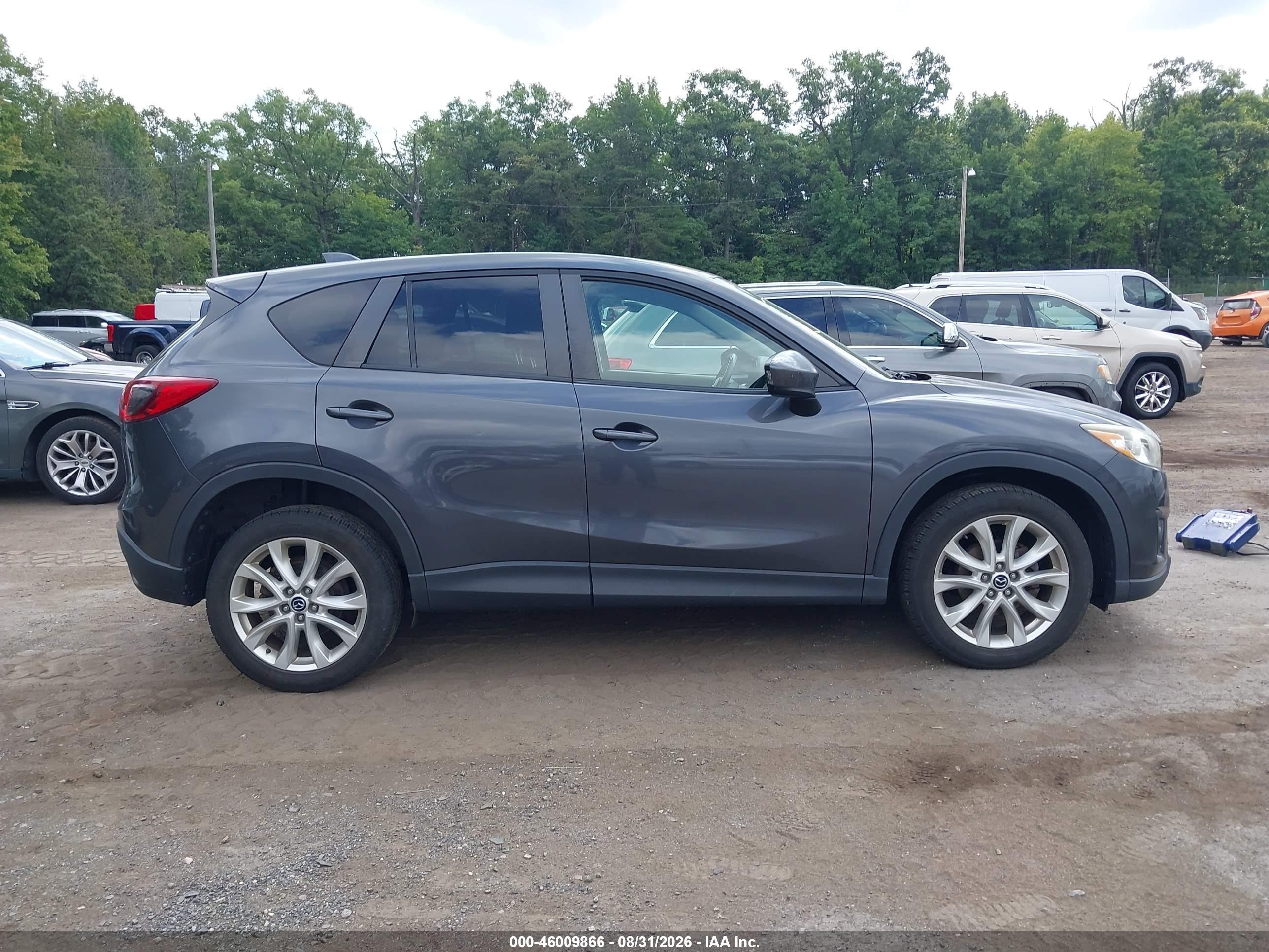 2014 Mazda Cx-5 Grand Touring Gray vin: JM3KE4DY2E0350052