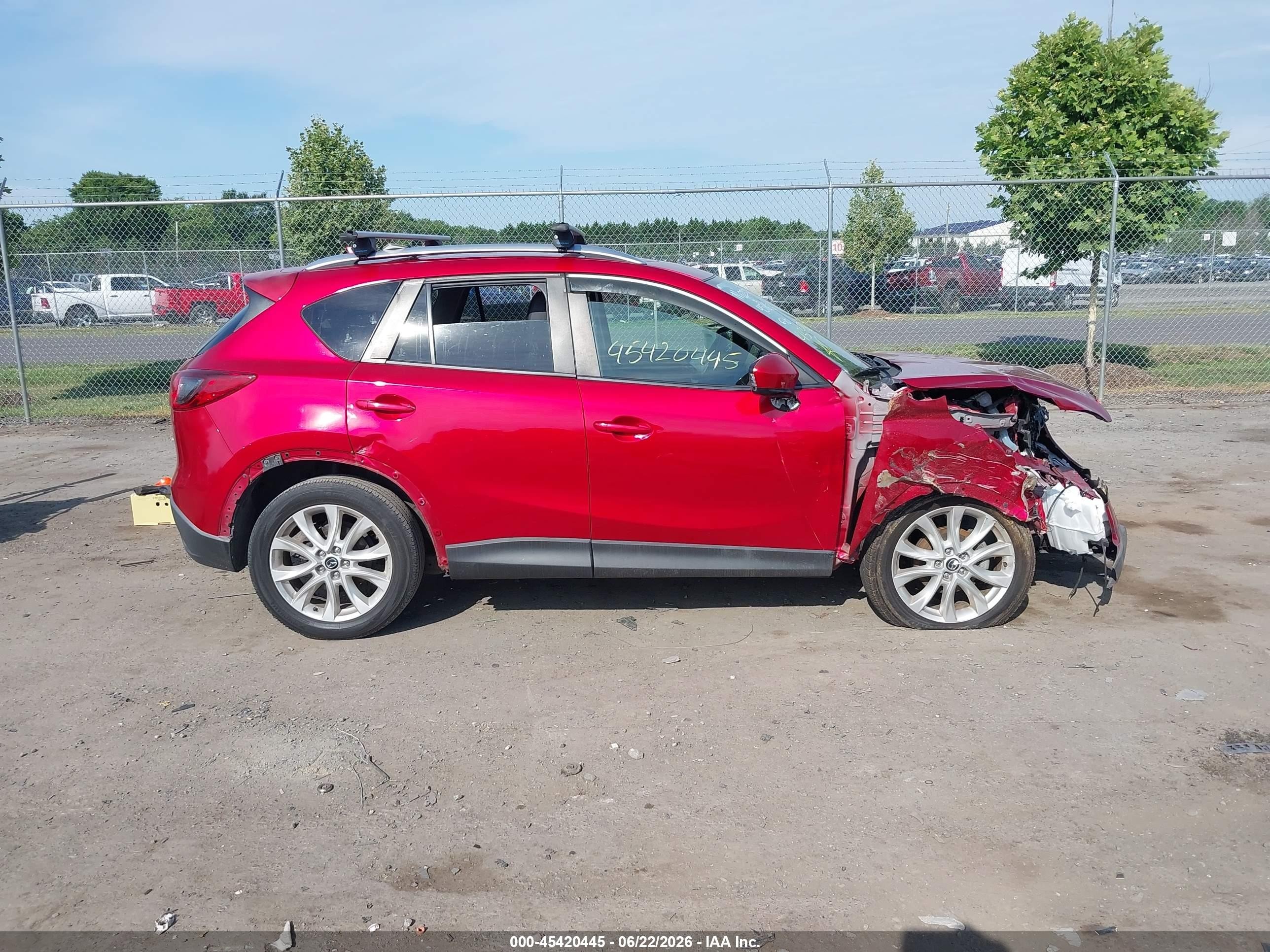 2014 Mazda Cx-5 Grand Touring Red vin: JM3KE4DY2E0362489