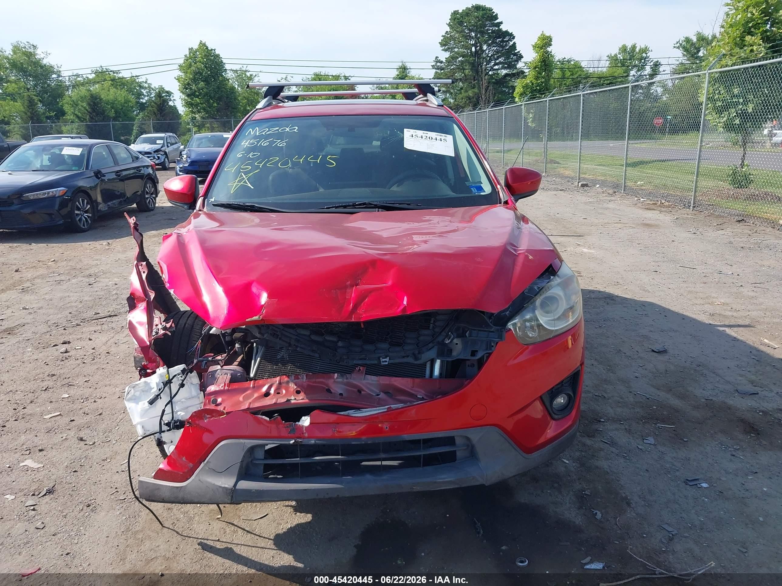 2014 Mazda Cx-5 Grand Touring Red vin: JM3KE4DY2E0362489