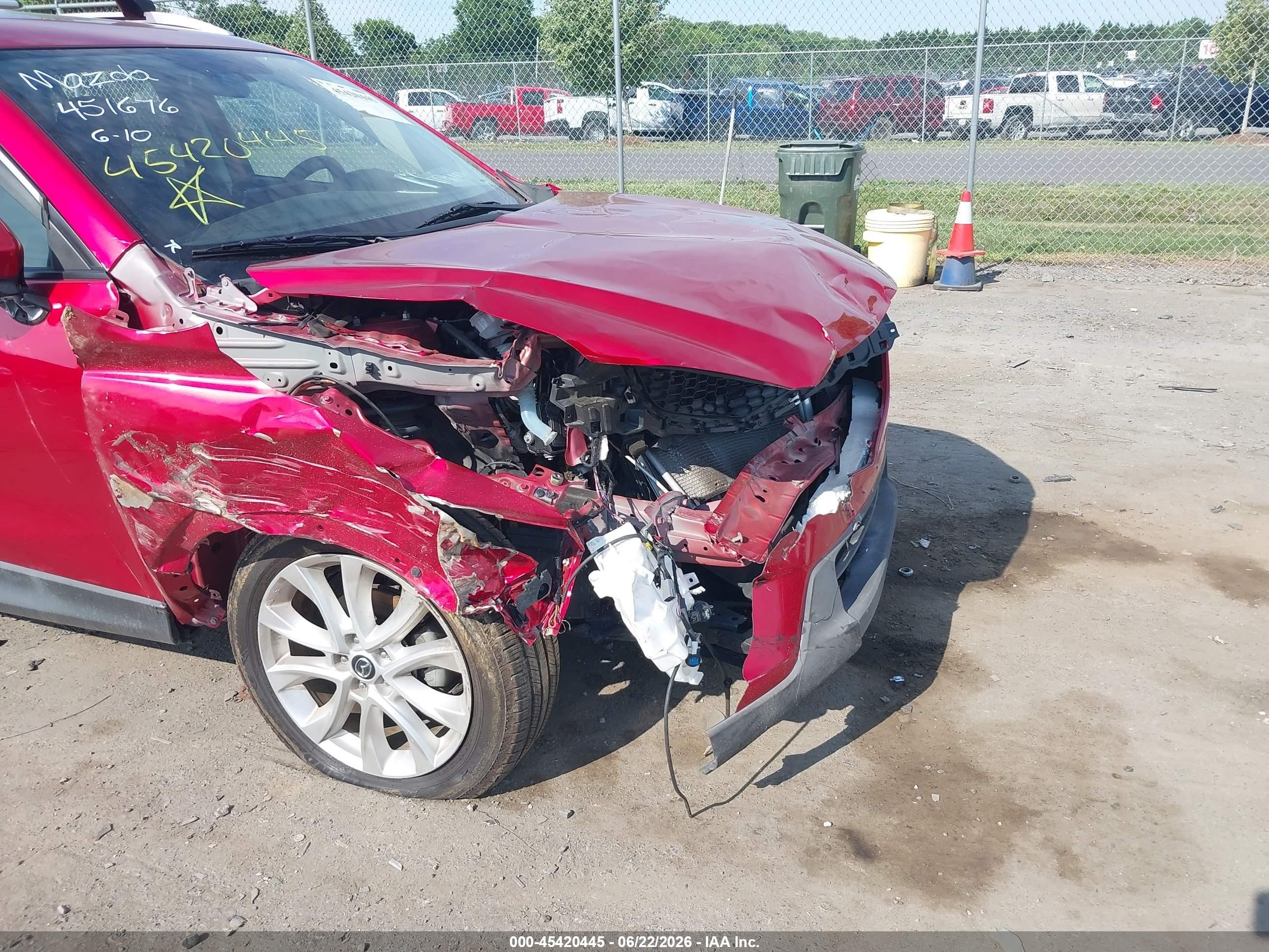 2014 Mazda Cx-5 Grand Touring Red vin: JM3KE4DY2E0362489