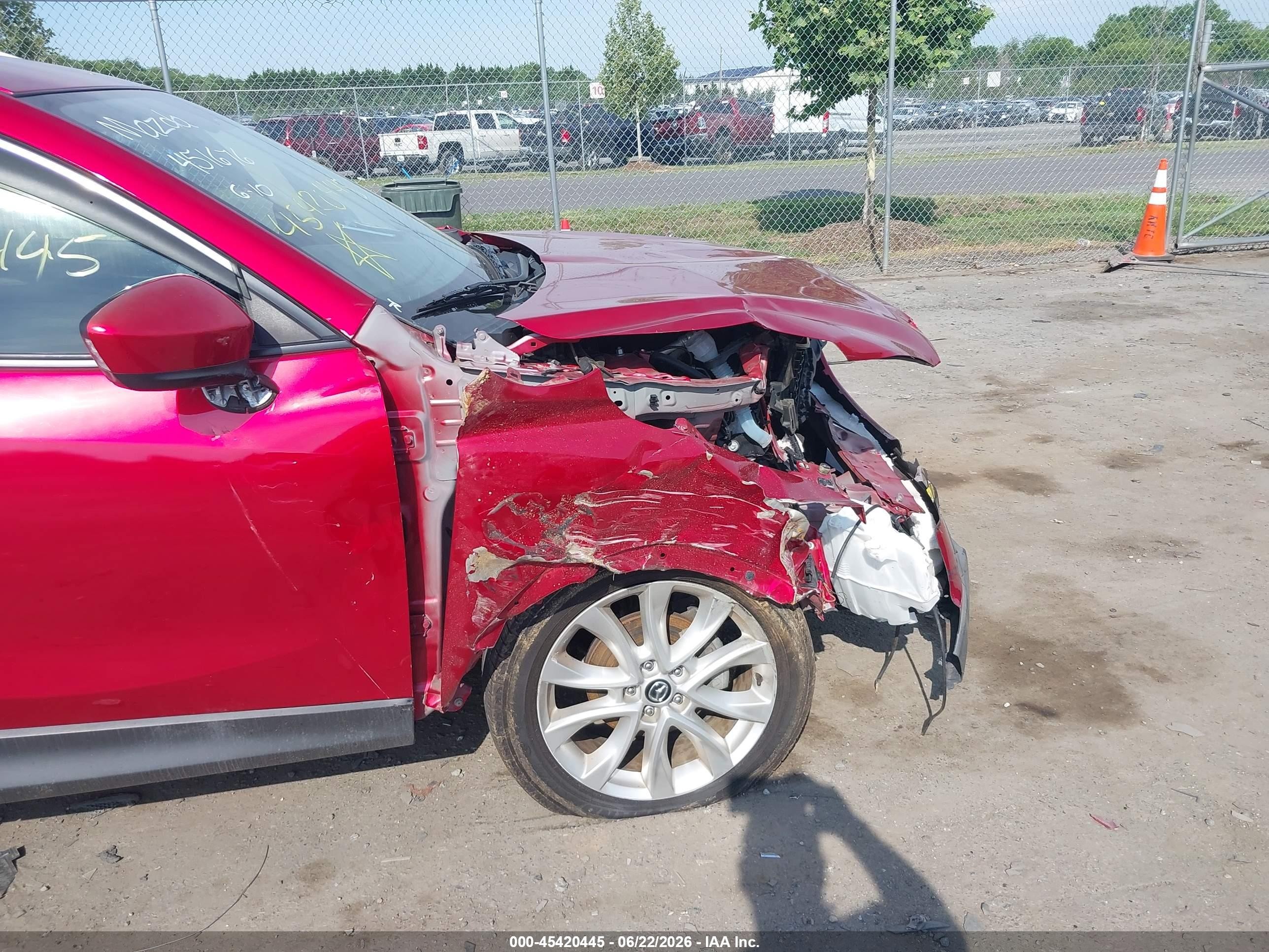 2014 Mazda Cx-5 Grand Touring Red vin: JM3KE4DY2E0362489