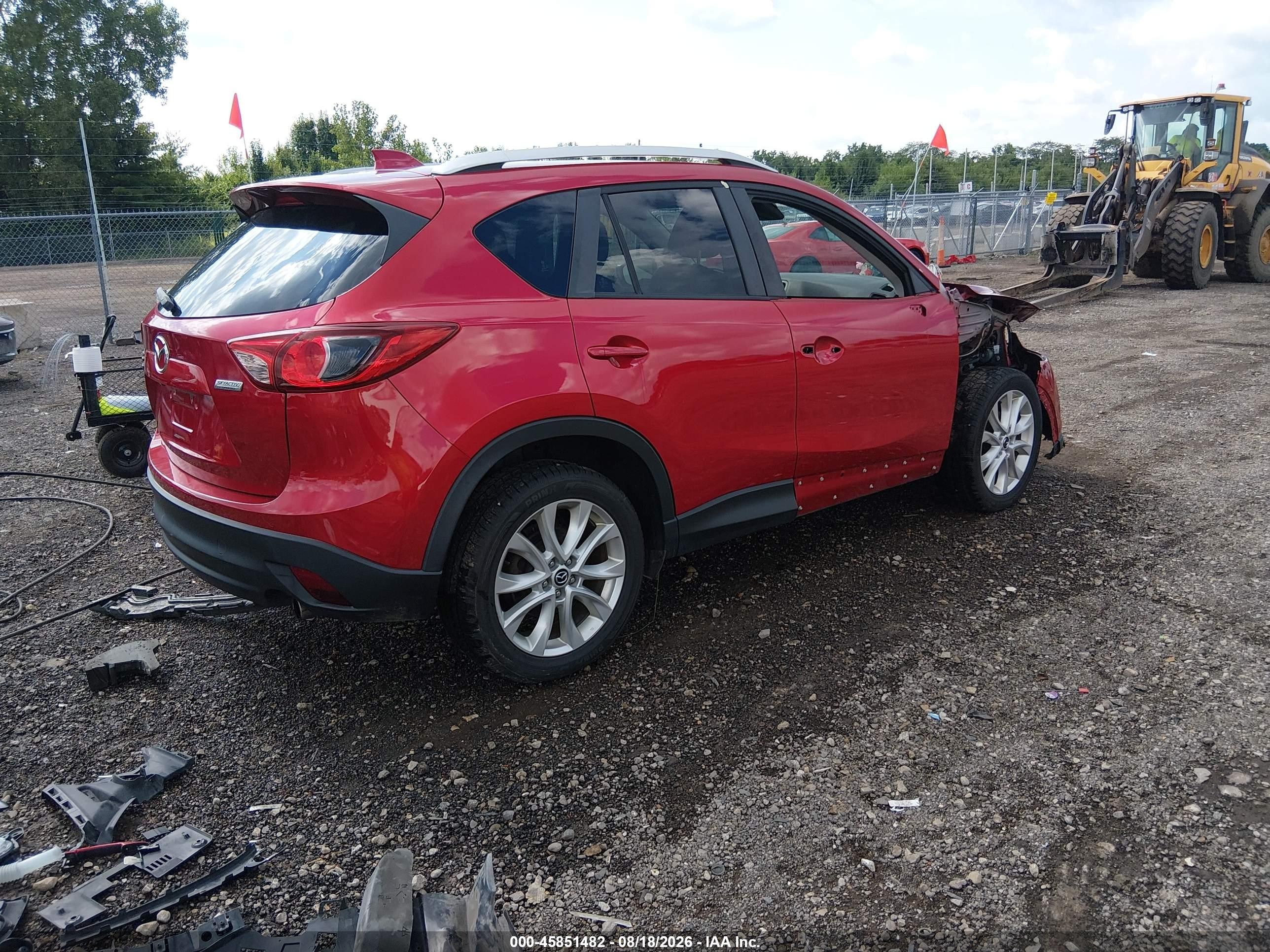 2014 Mazda Cx-5 Grand Touring Red vin: JM3KE4DY2E0371810