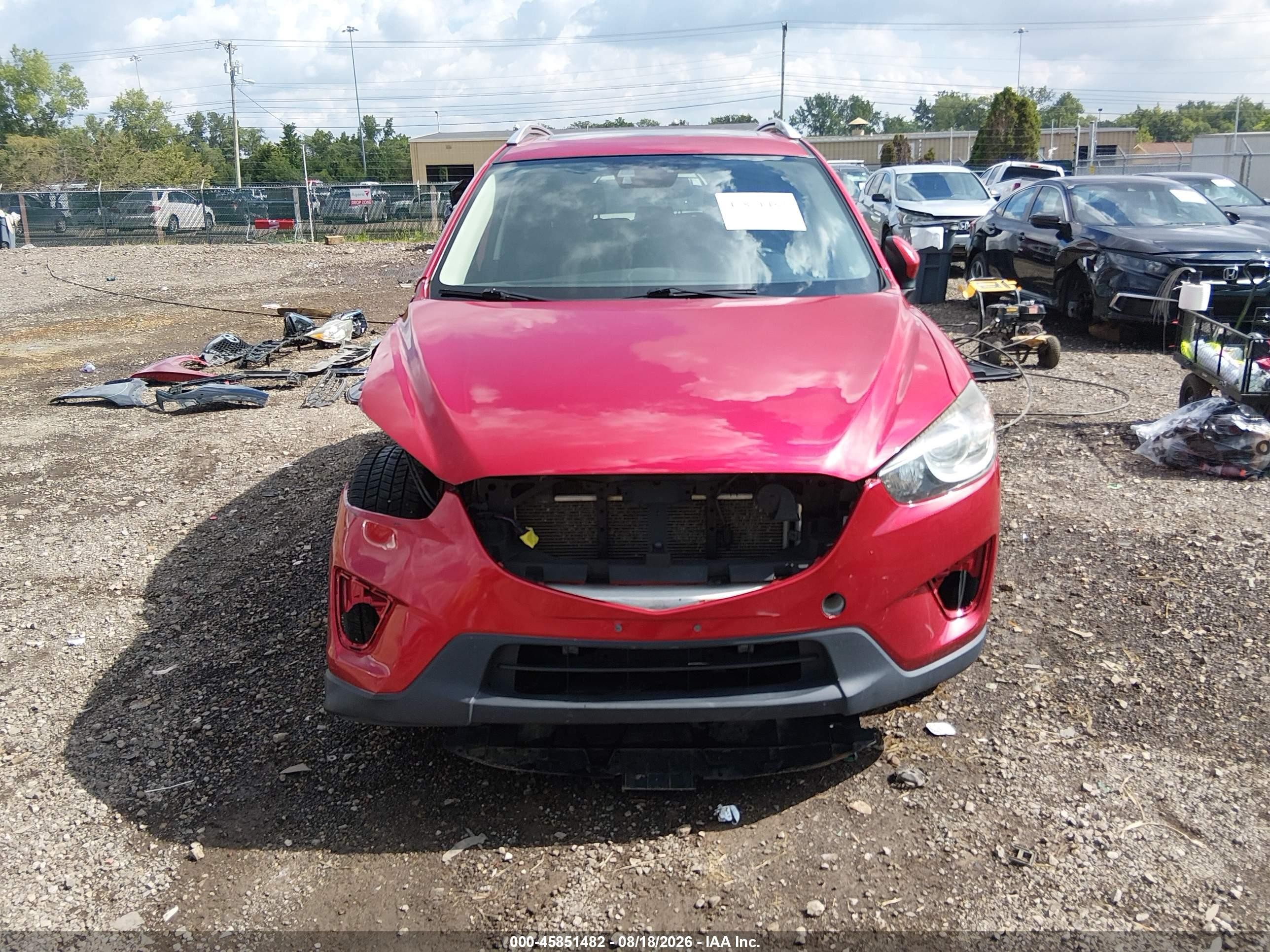 2014 Mazda Cx-5 Grand Touring Red vin: JM3KE4DY2E0371810