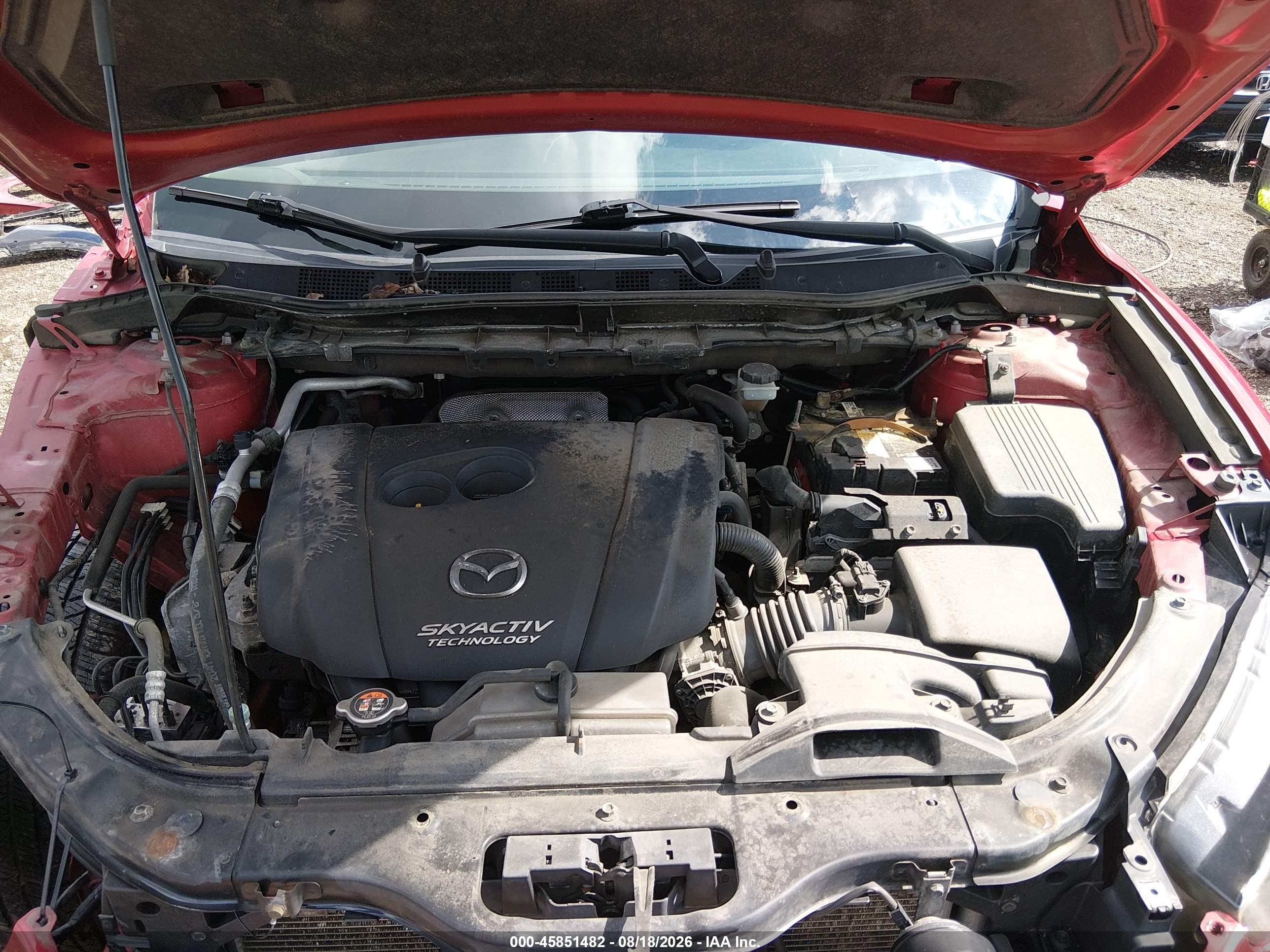 2014 Mazda Cx-5 Grand Touring Red vin: JM3KE4DY2E0371810