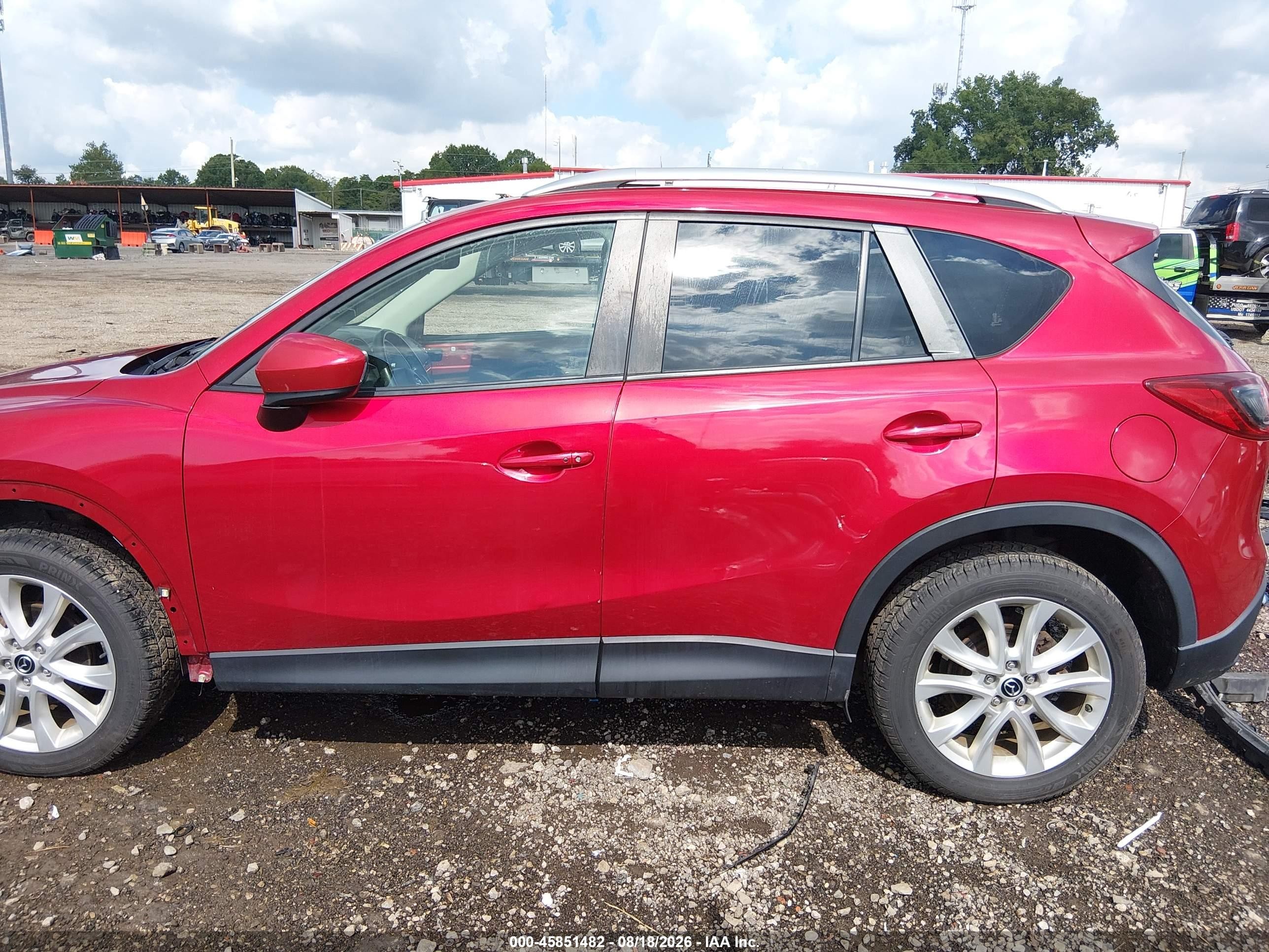 2014 Mazda Cx-5 Grand Touring Red vin: JM3KE4DY2E0371810