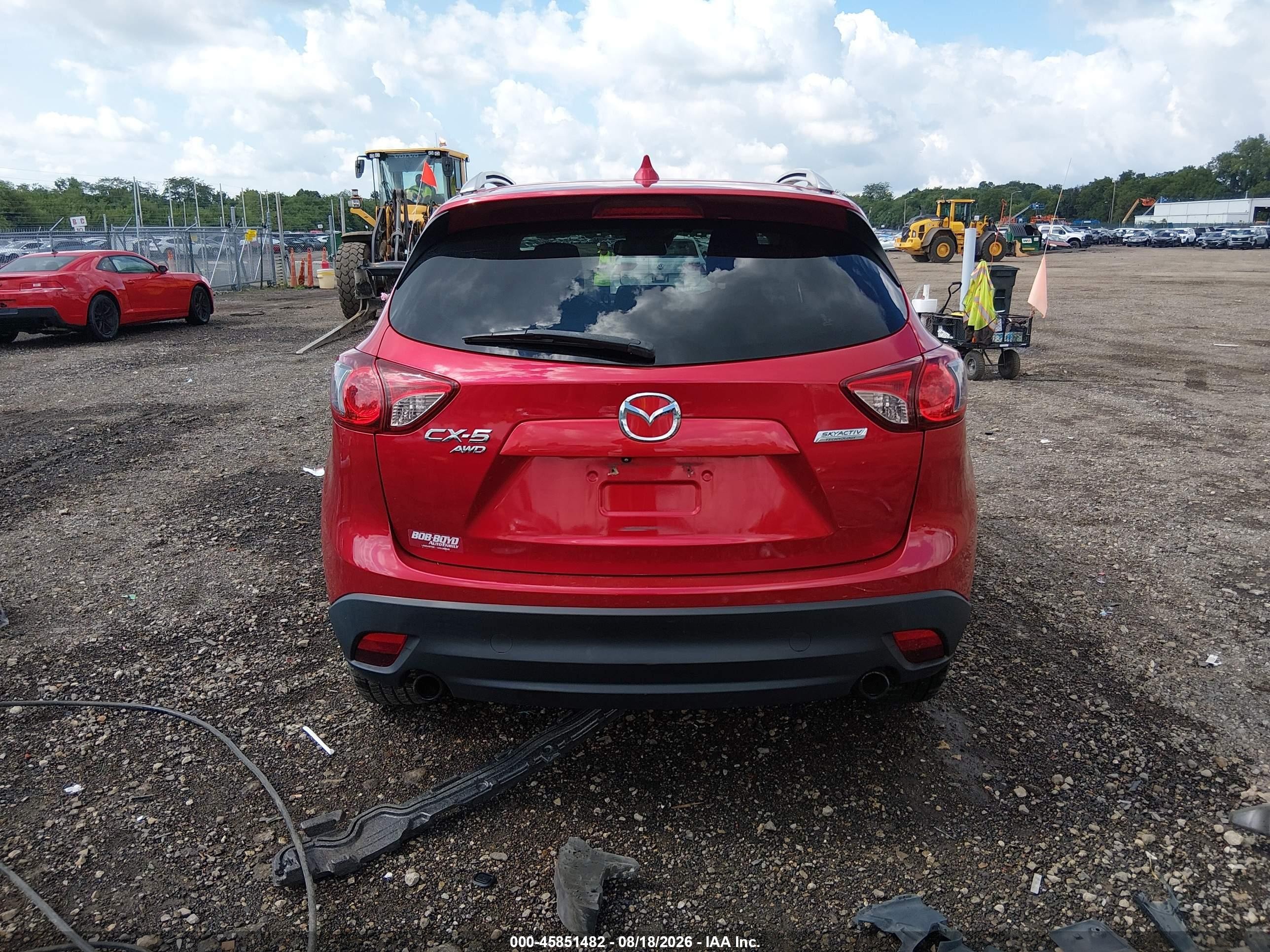 2014 Mazda Cx-5 Grand Touring Red vin: JM3KE4DY2E0371810