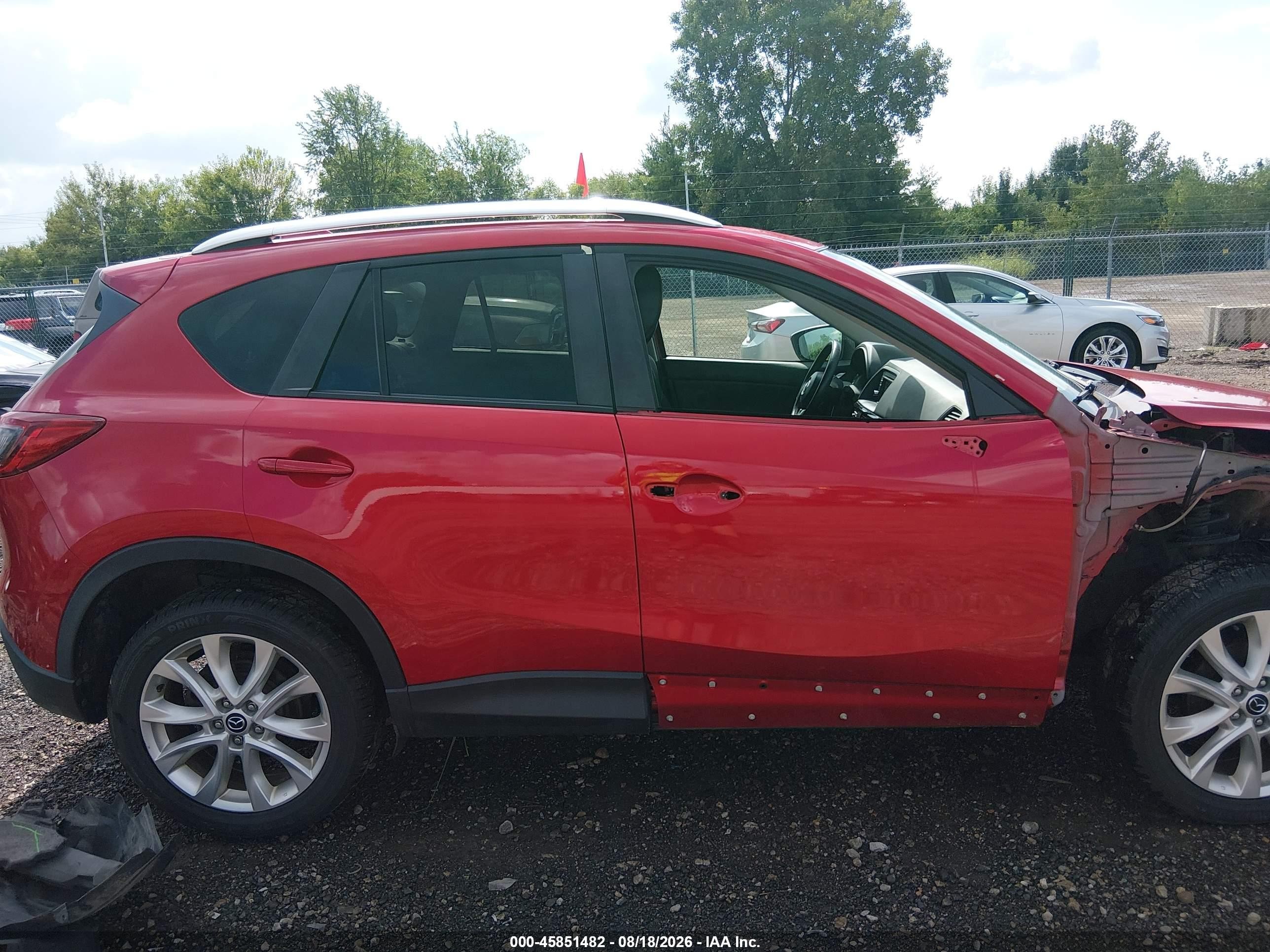 2014 Mazda Cx-5 Grand Touring Red vin: JM3KE4DY2E0371810
