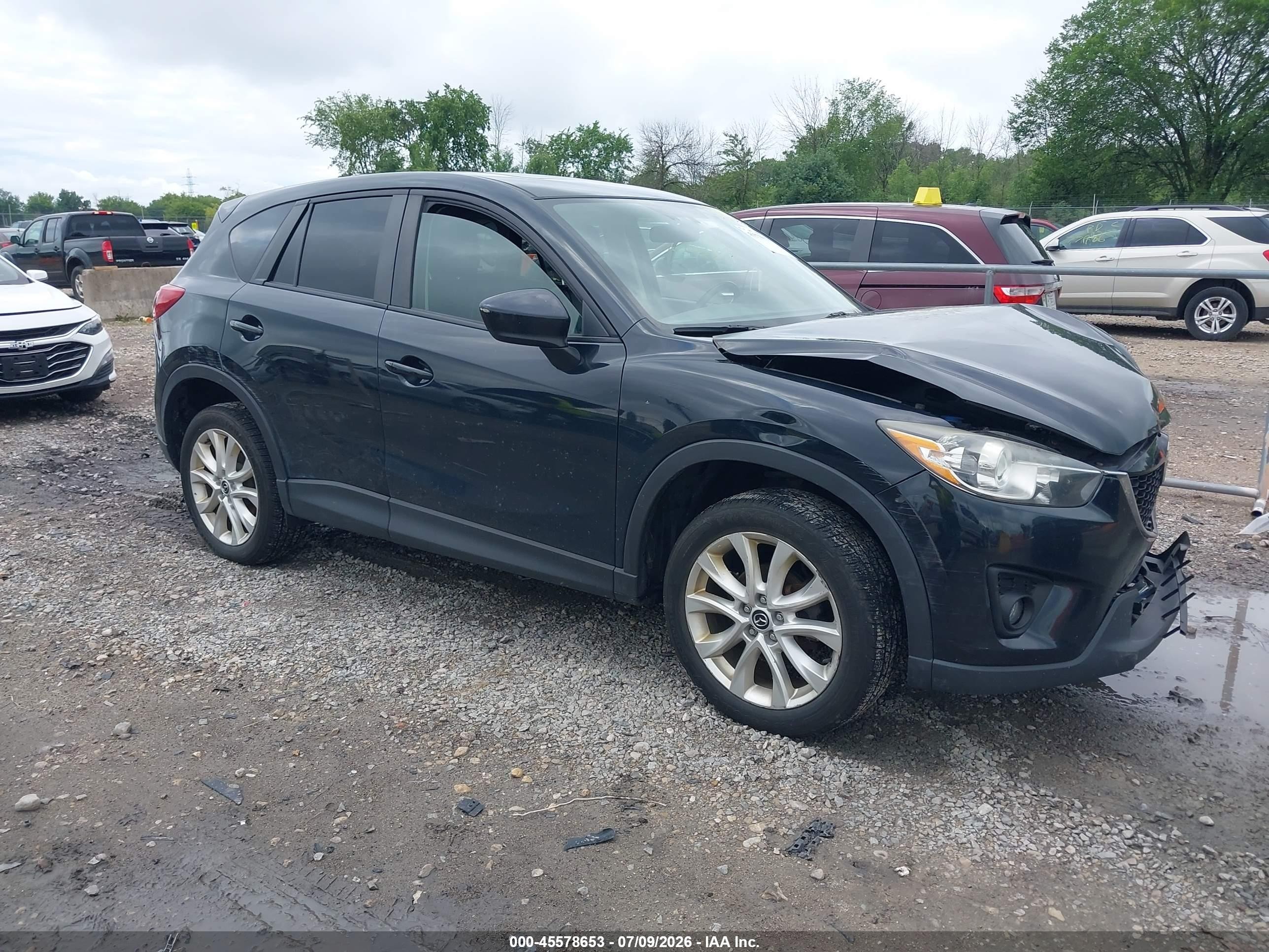 2014 Mazda Cx-5 Grand Touring Black vin: JM3KE4DY2E0373783