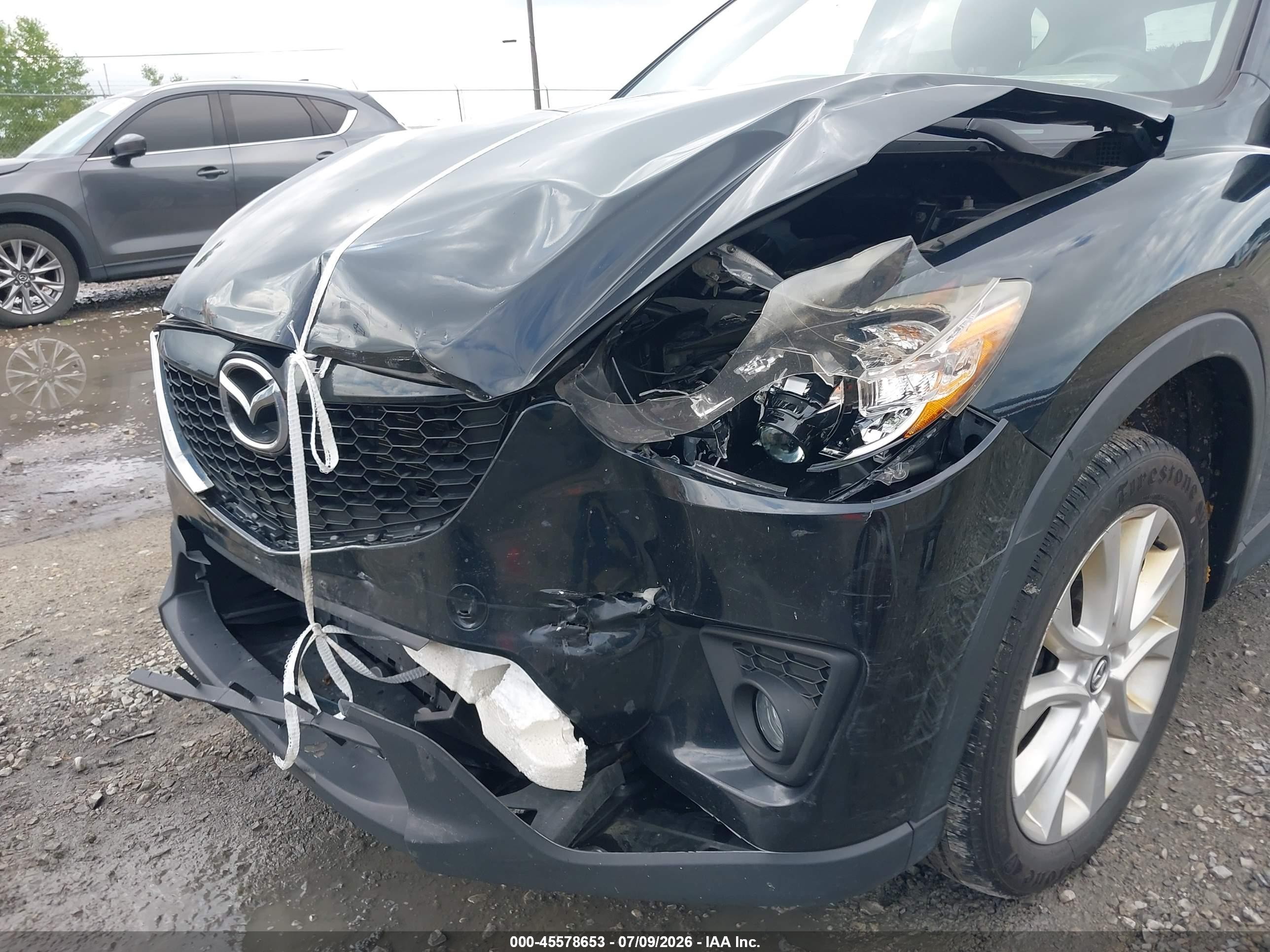 2014 Mazda Cx-5 Grand Touring Black vin: JM3KE4DY2E0373783