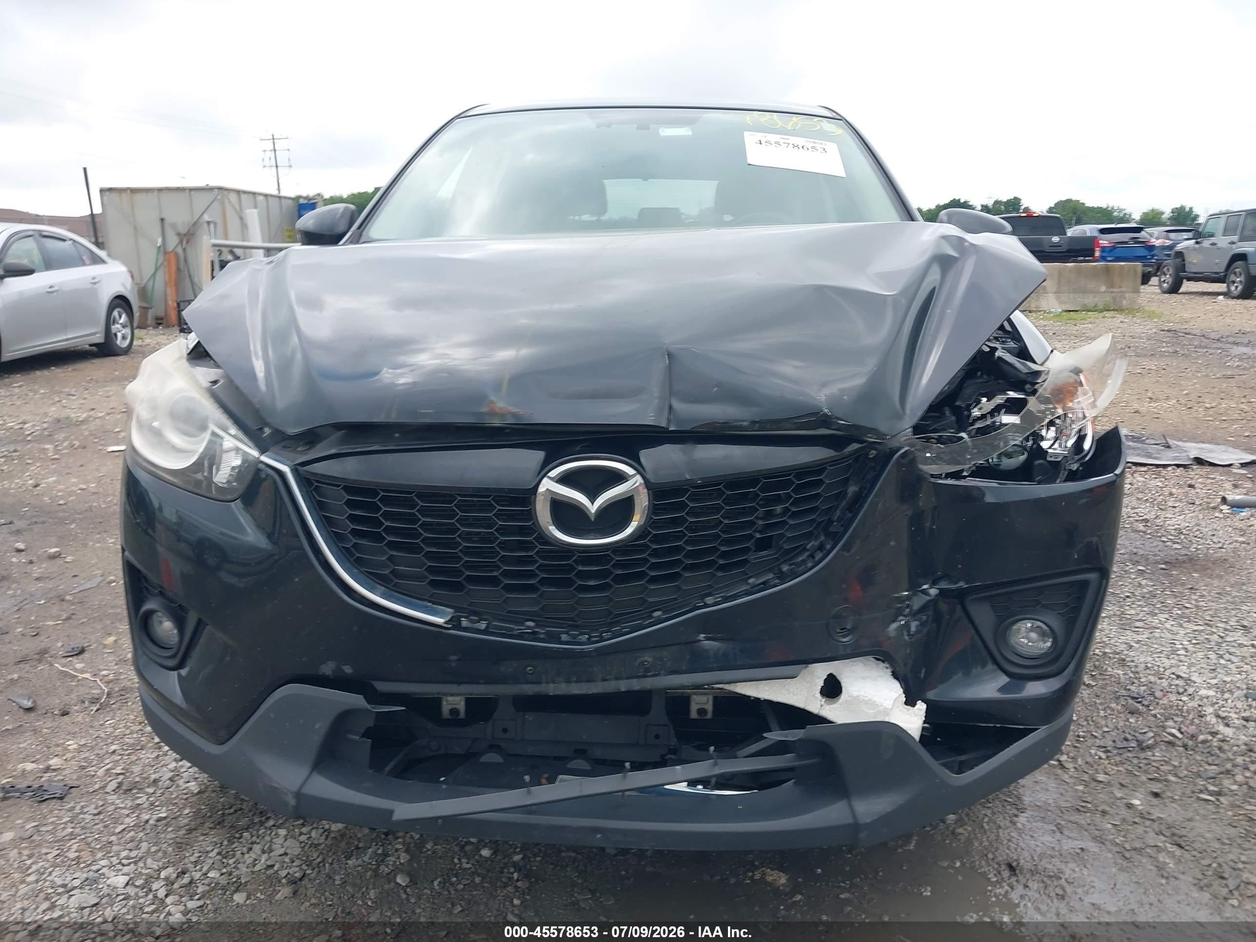 2014 Mazda Cx-5 Grand Touring Black vin: JM3KE4DY2E0373783