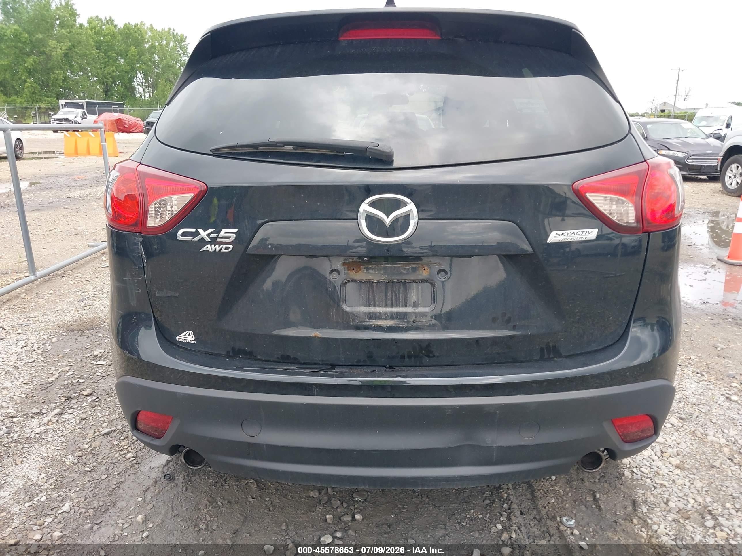 2014 Mazda Cx-5 Grand Touring Black vin: JM3KE4DY2E0373783