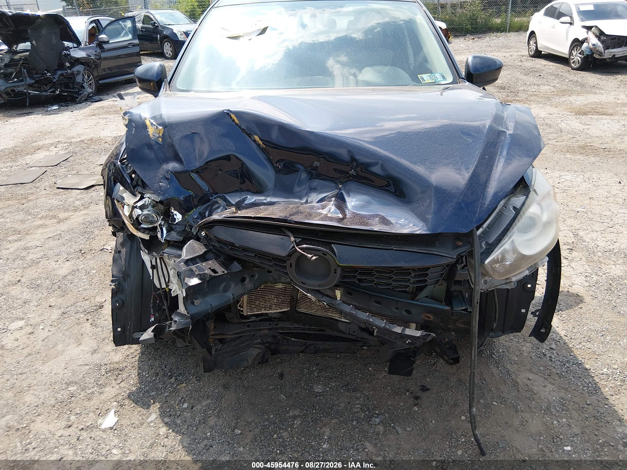 2014 Mazda Cx-5 Grand Touring Blue vin: JM3KE4DY2E0403655