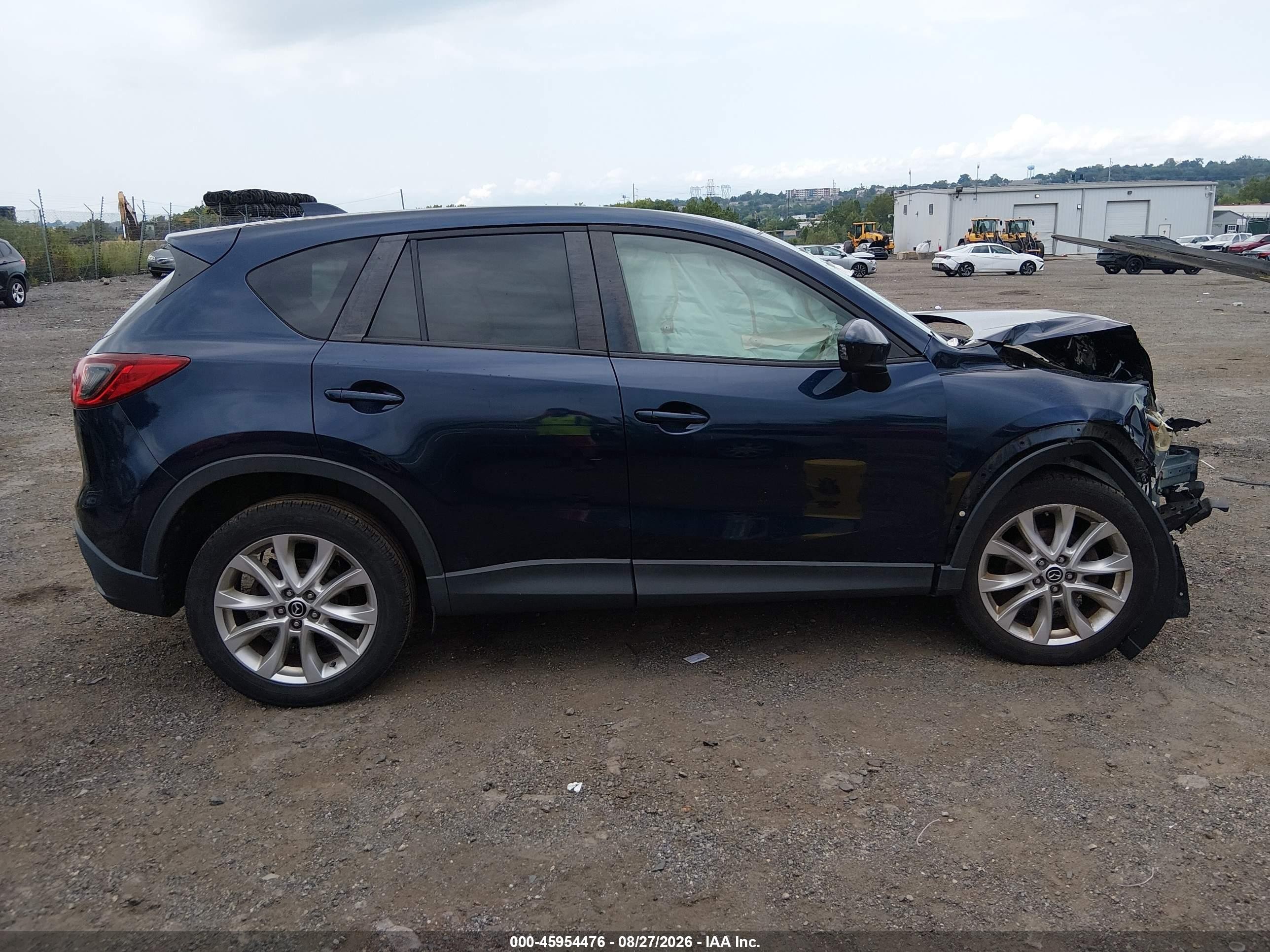 2014 Mazda Cx-5 Grand Touring Blue vin: JM3KE4DY2E0403655