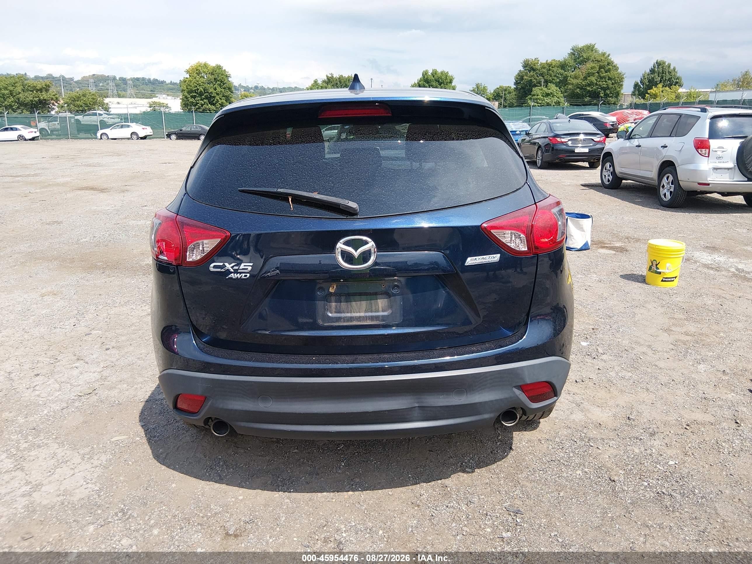 2014 Mazda Cx-5 Grand Touring Blue vin: JM3KE4DY2E0403655