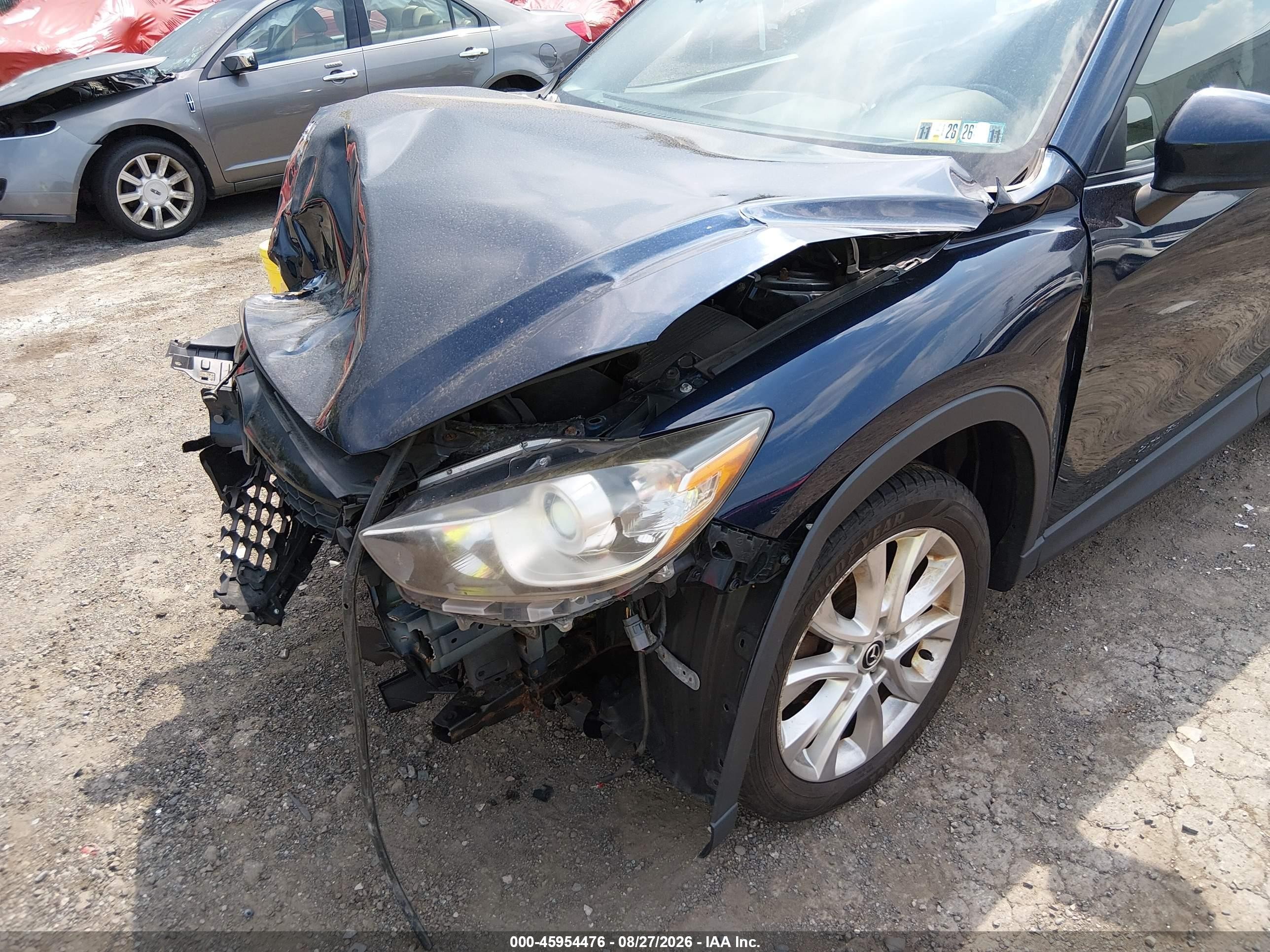 2014 Mazda Cx-5 Grand Touring Blue vin: JM3KE4DY2E0403655