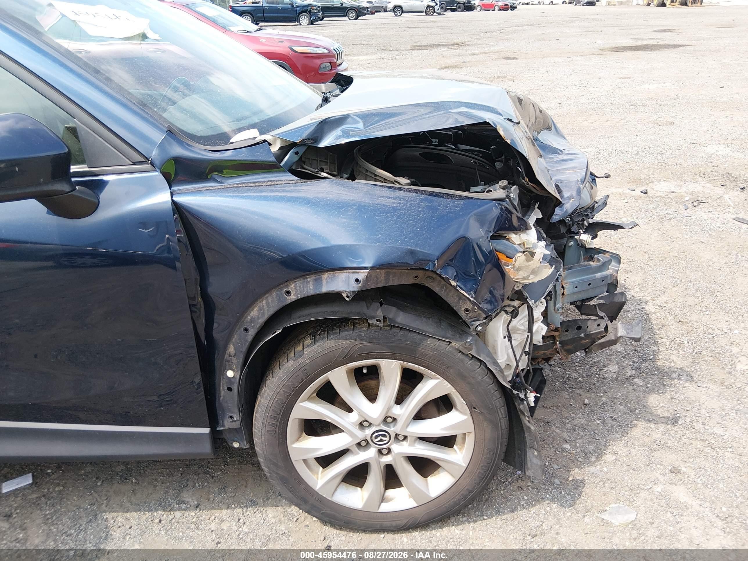 2014 Mazda Cx-5 Grand Touring Blue vin: JM3KE4DY2E0403655