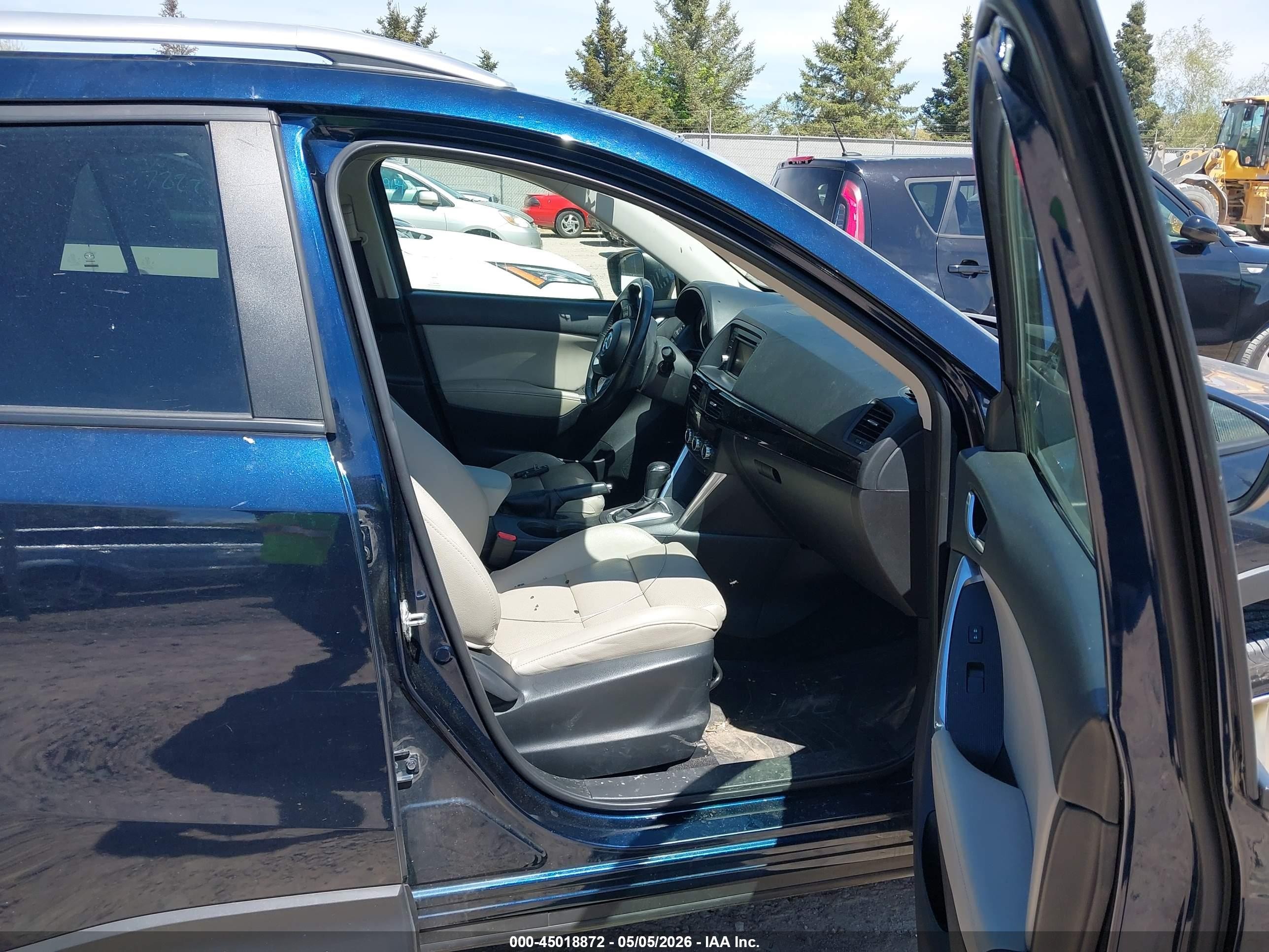 2015 Mazda Cx-5 Grand Touring Blue vin: JM3KE4DY2F0456762