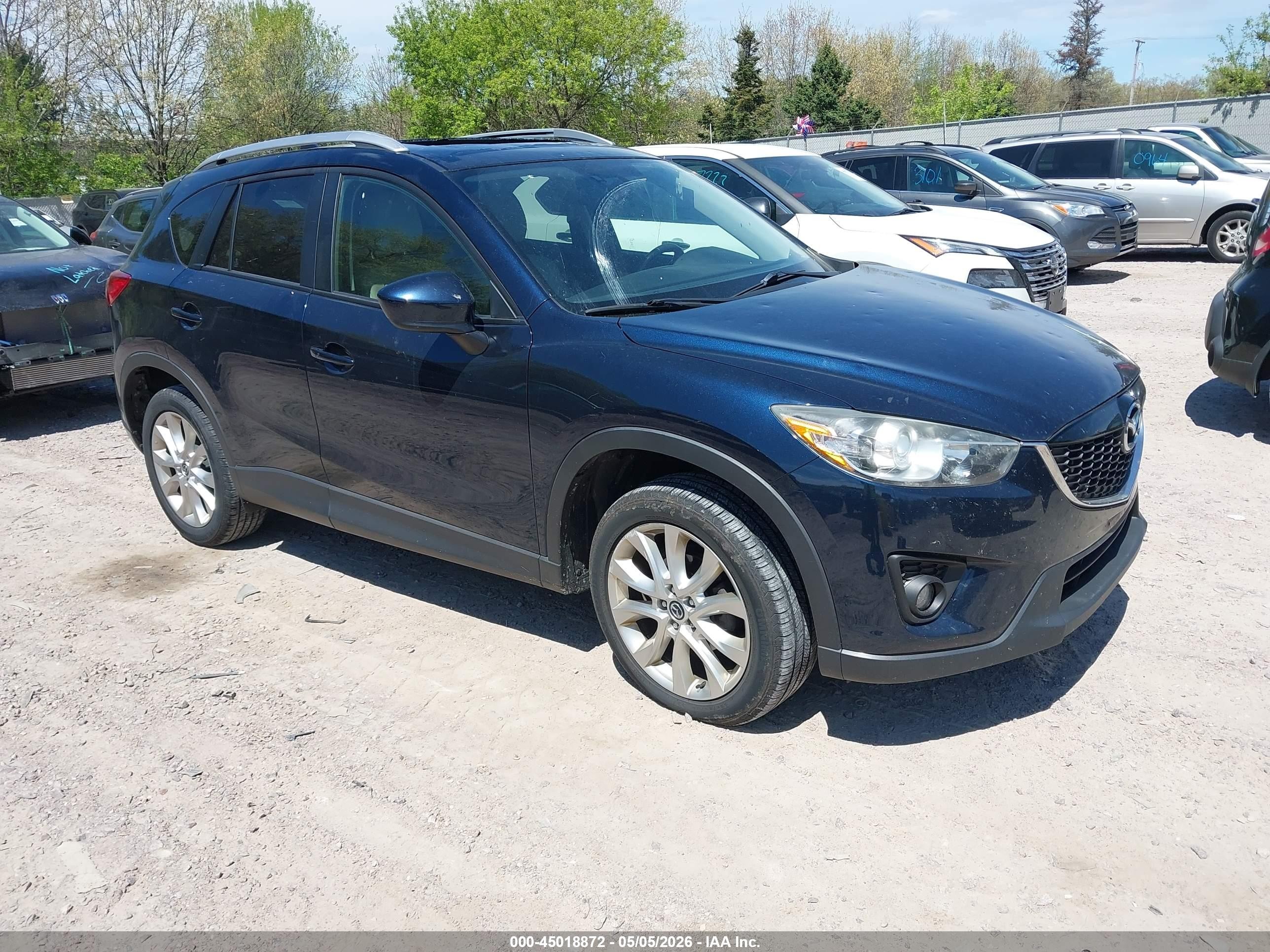 2015 Mazda Cx-5 Grand Touring Blue vin: JM3KE4DY2F0456762