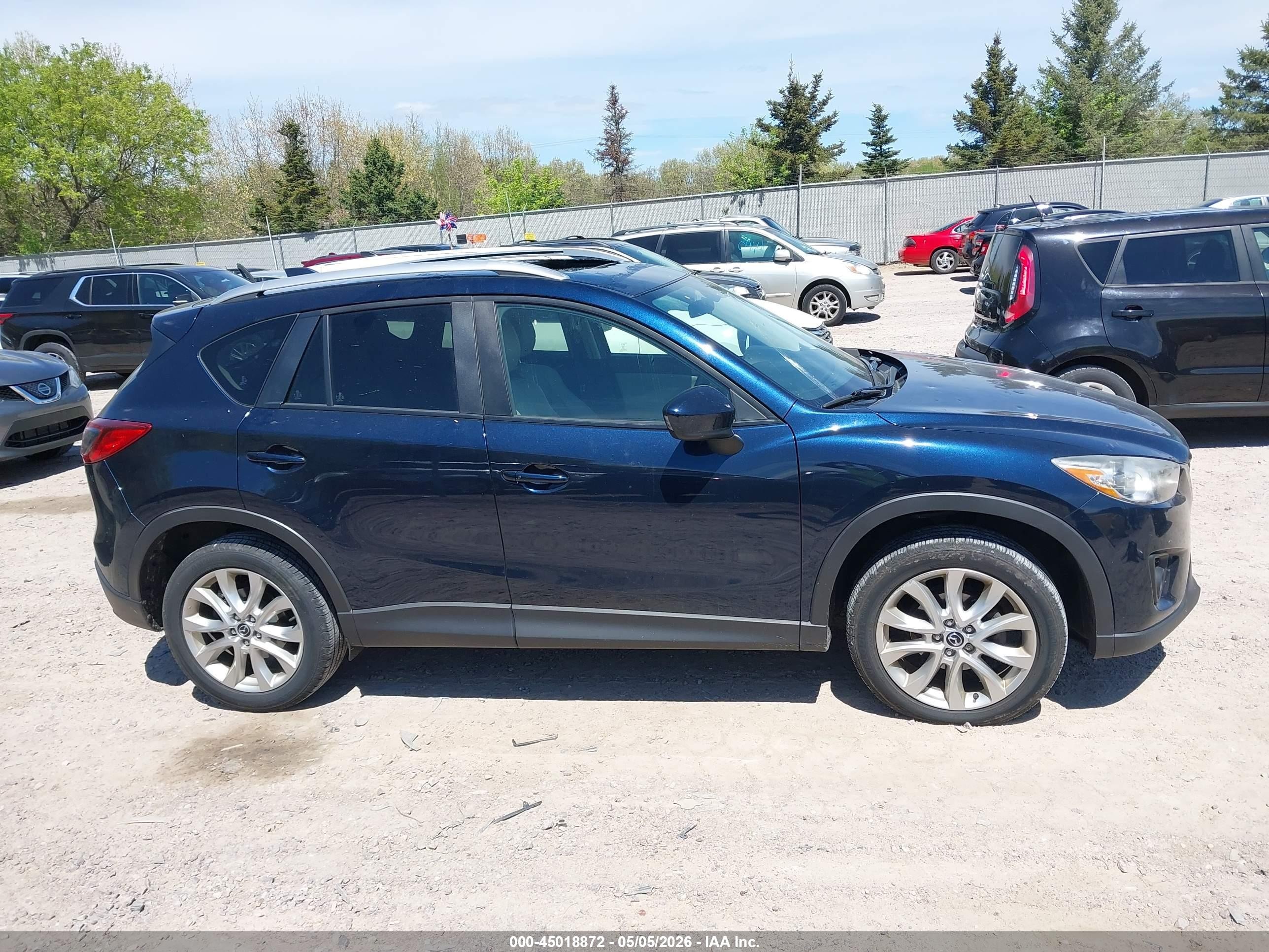 2015 Mazda Cx-5 Grand Touring Blue vin: JM3KE4DY2F0456762