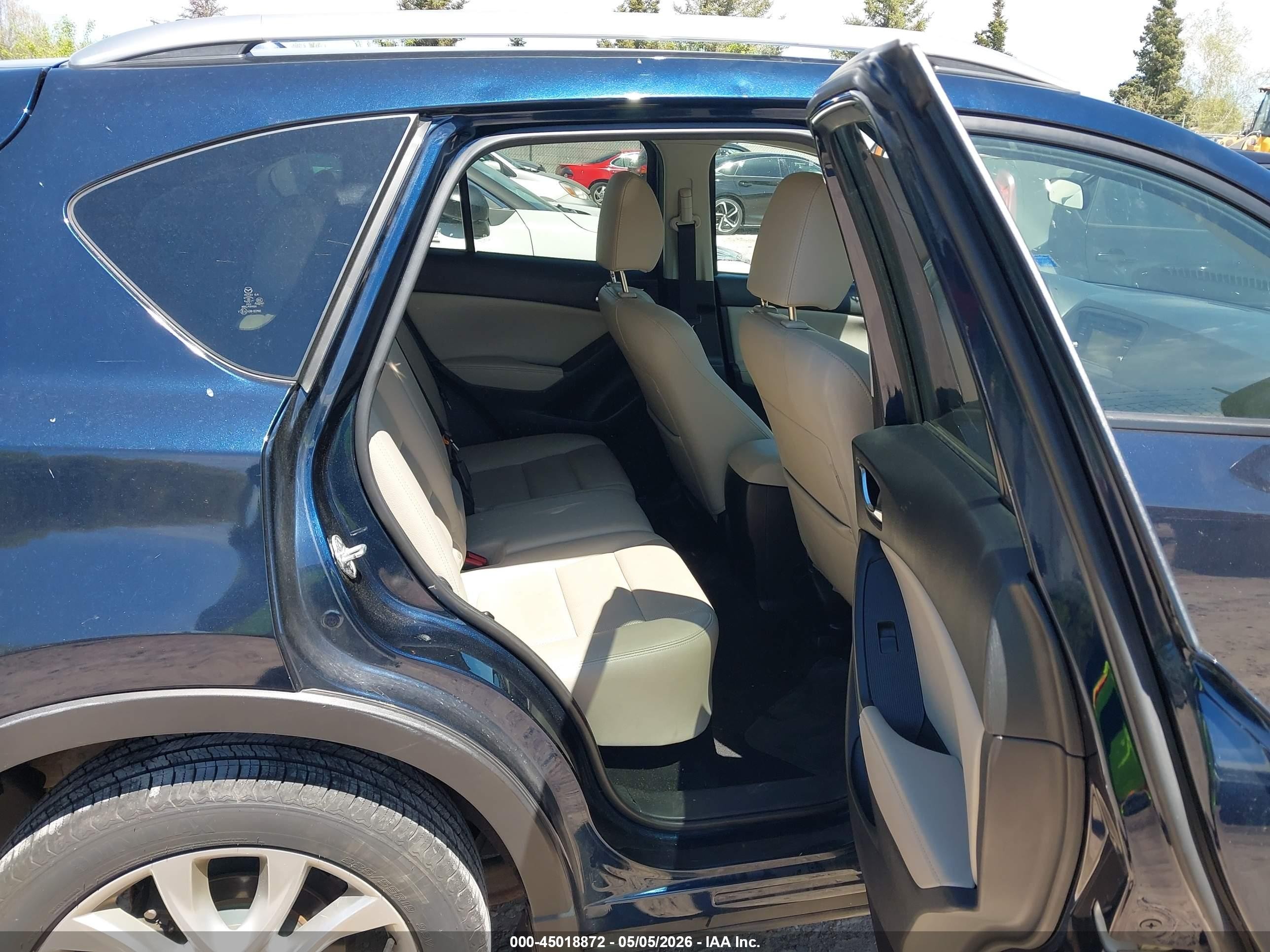 2015 Mazda Cx-5 Grand Touring Blue vin: JM3KE4DY2F0456762