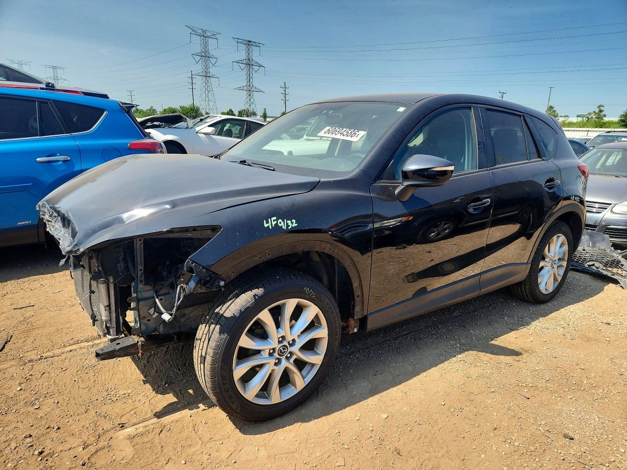 2015 Mazda Cx-5 Gt Black vin: JM3KE4DY2F0473870