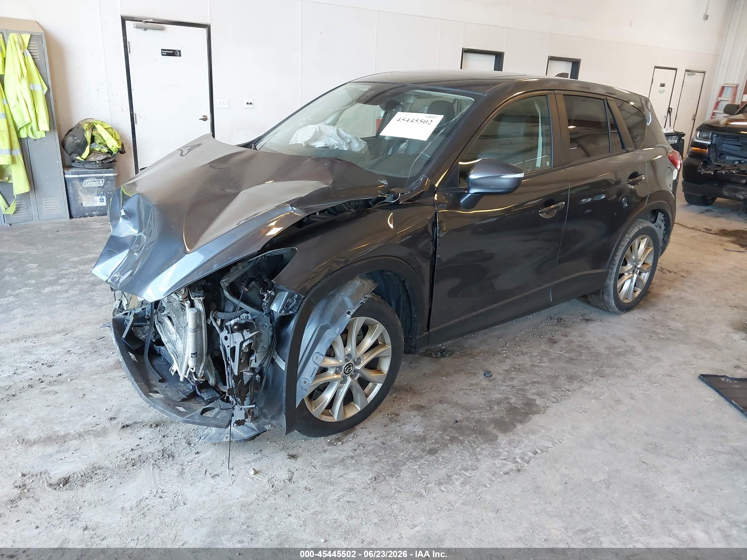 2015 Mazda Cx-5 Grand Touring Gray vin: JM3KE4DY2F0478504