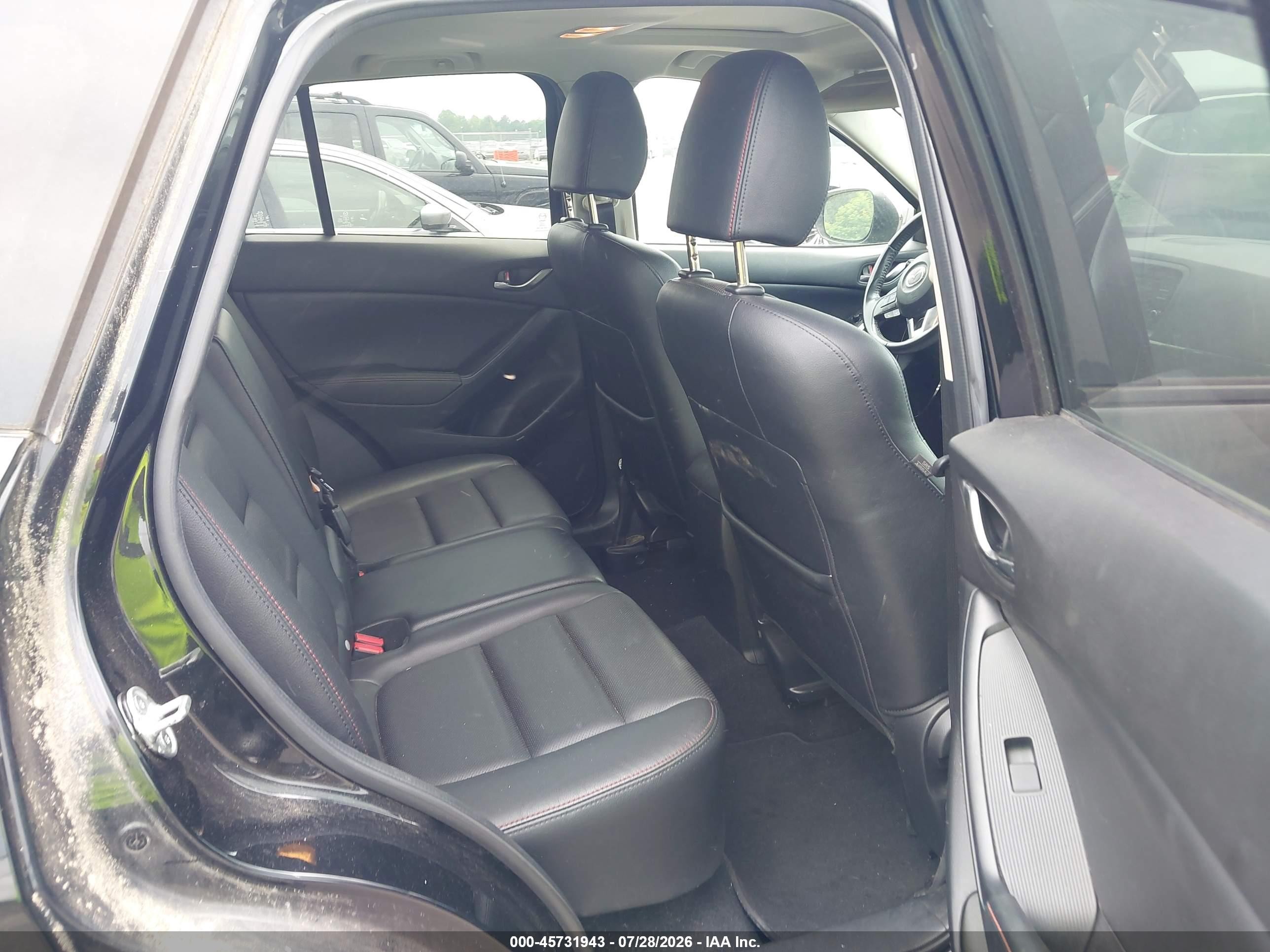 2015 Mazda Cx-5 Grand Touring Черный vin: JM3KE4DY2F0489664