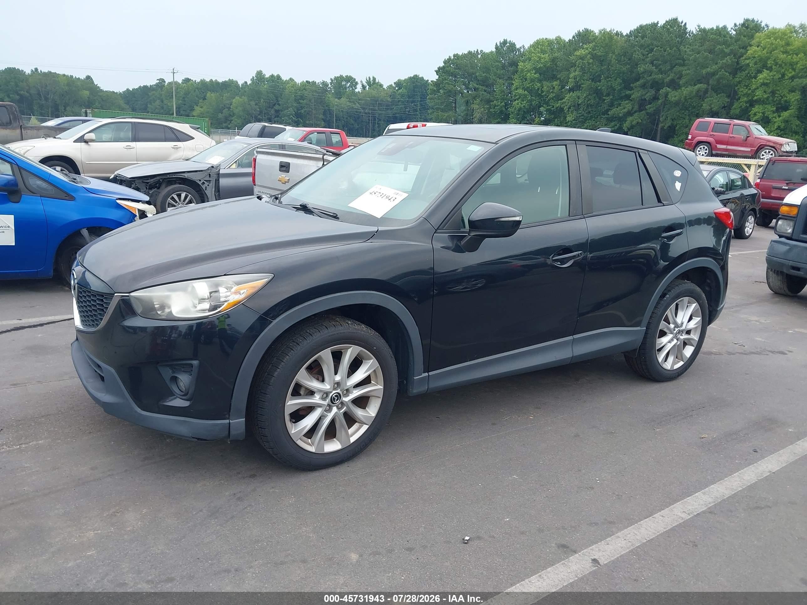 2015 Mazda Cx-5 Grand Touring Черный vin: JM3KE4DY2F0489664