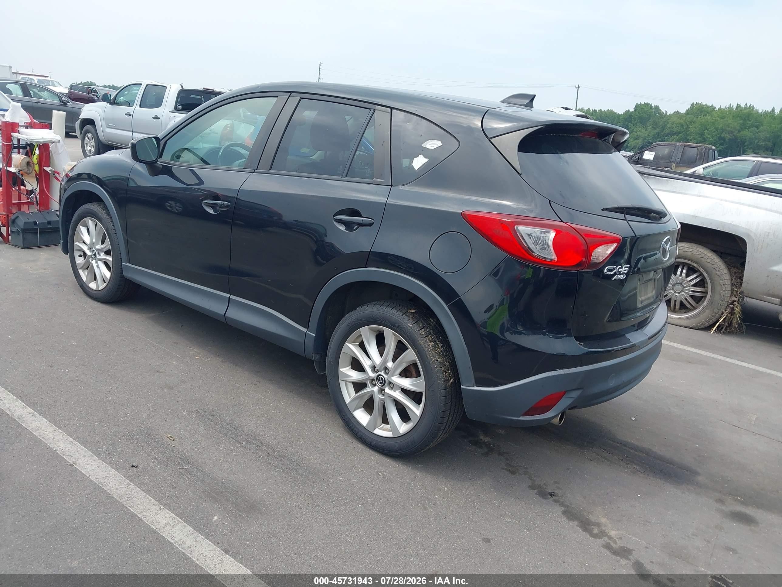 2015 Mazda Cx-5 Grand Touring Черный vin: JM3KE4DY2F0489664