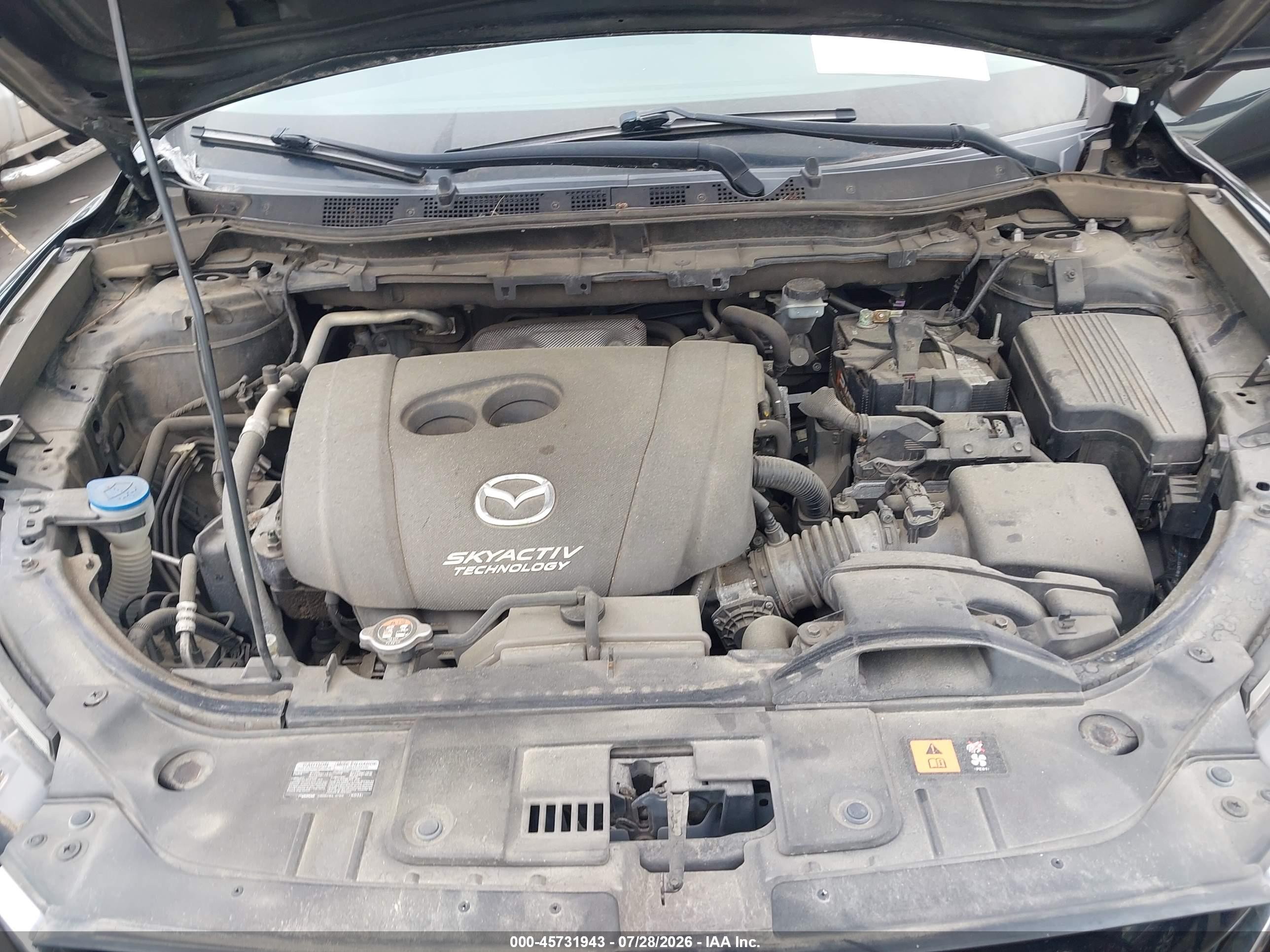2015 Mazda Cx-5 Grand Touring Черный vin: JM3KE4DY2F0489664