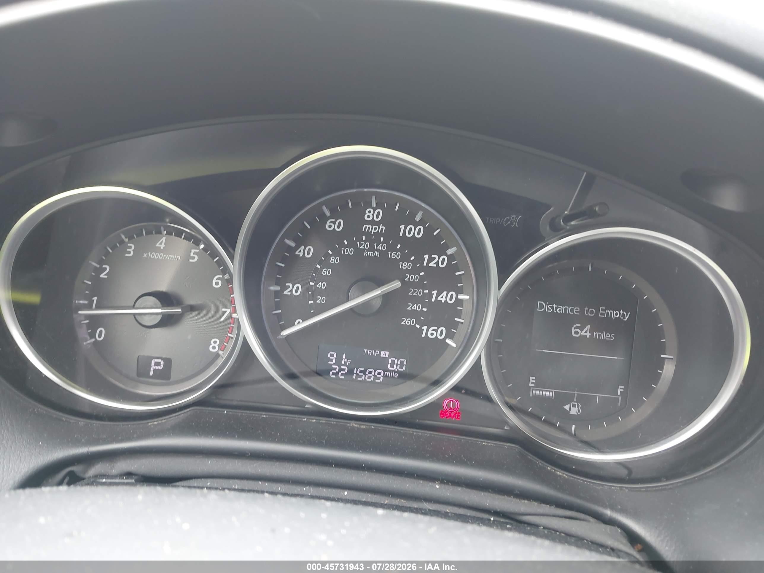 2015 Mazda Cx-5 Grand Touring Черный vin: JM3KE4DY2F0489664