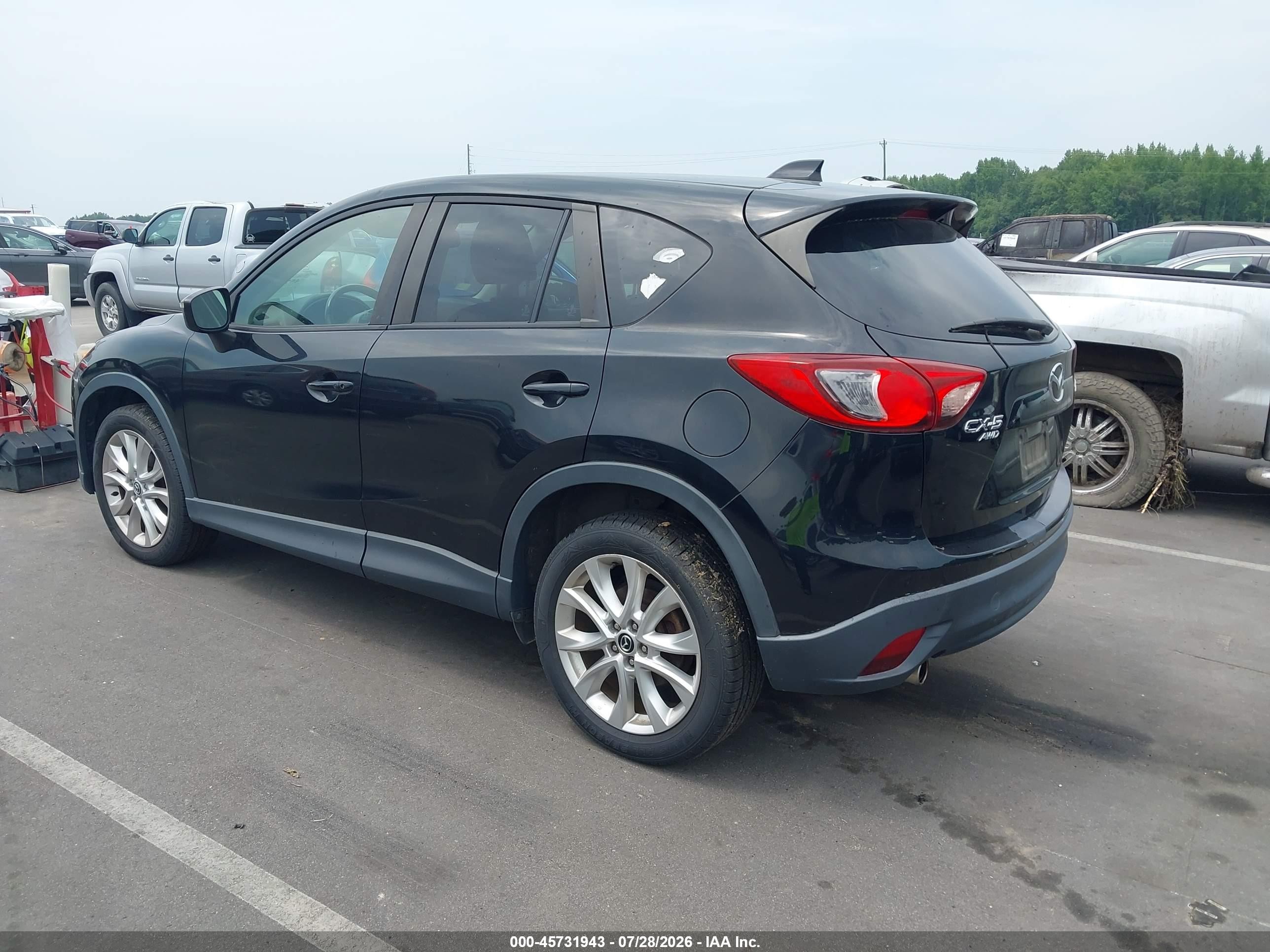 2015 Mazda Cx-5 Grand Touring Черный vin: JM3KE4DY2F0489664