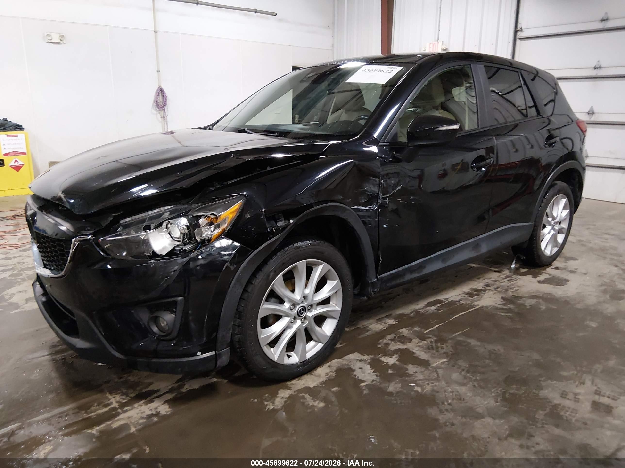 2015 Mazda Cx-5 Grand Touring Black vin: JM3KE4DY2F0516894