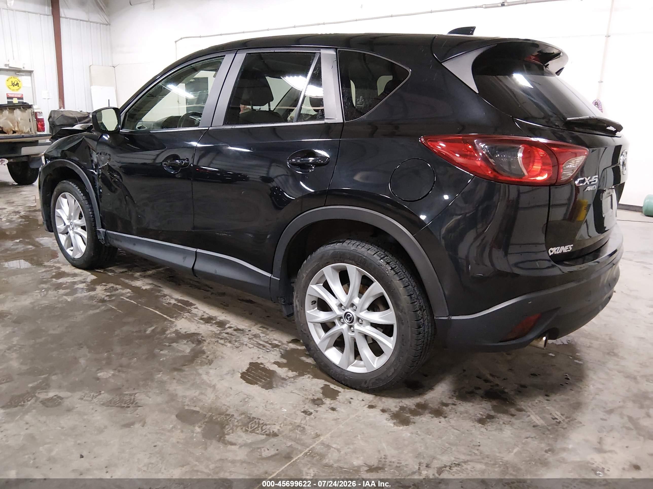 2015 Mazda Cx-5 Grand Touring Black vin: JM3KE4DY2F0516894