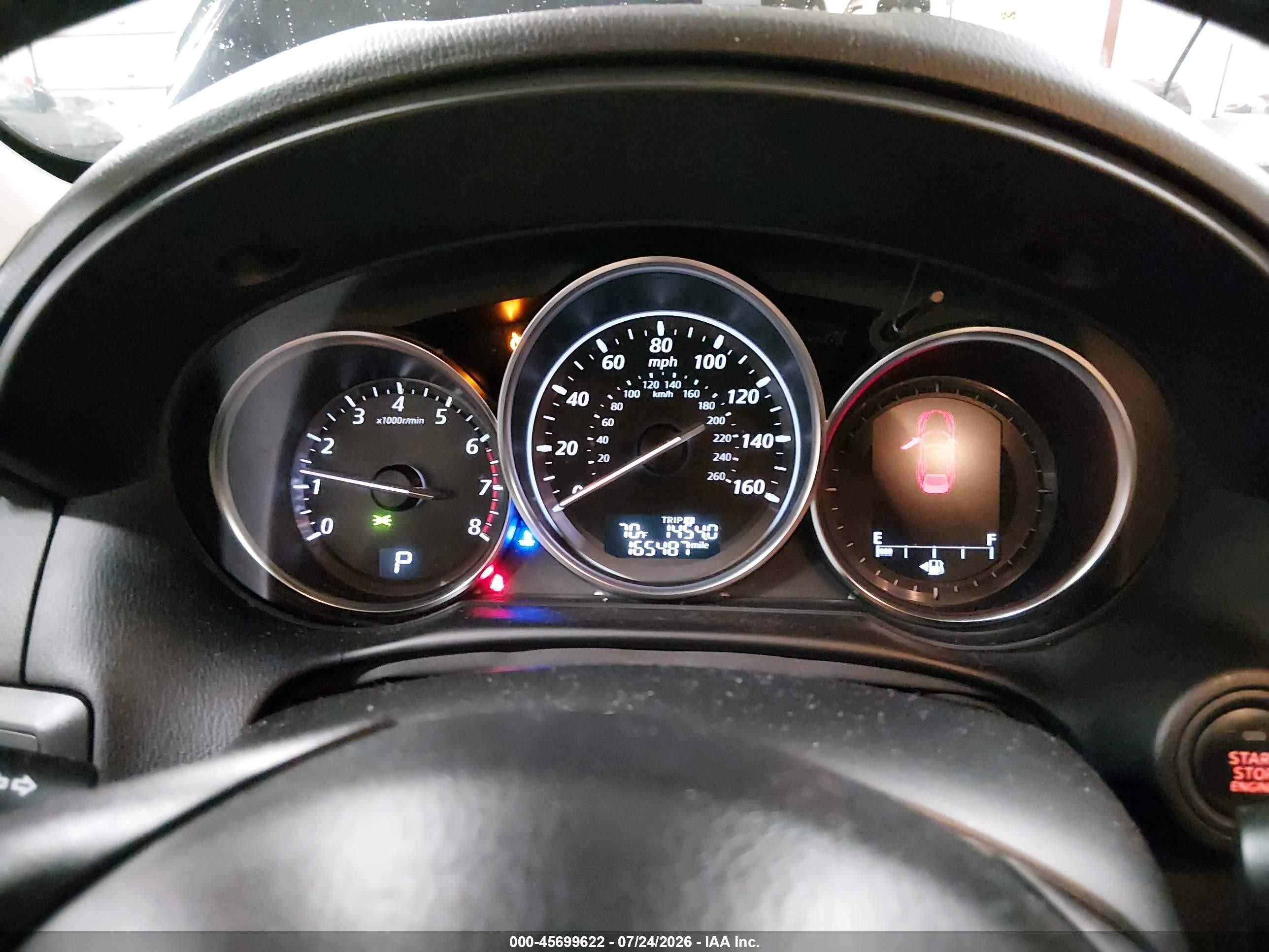 2015 Mazda Cx-5 Grand Touring Black vin: JM3KE4DY2F0516894