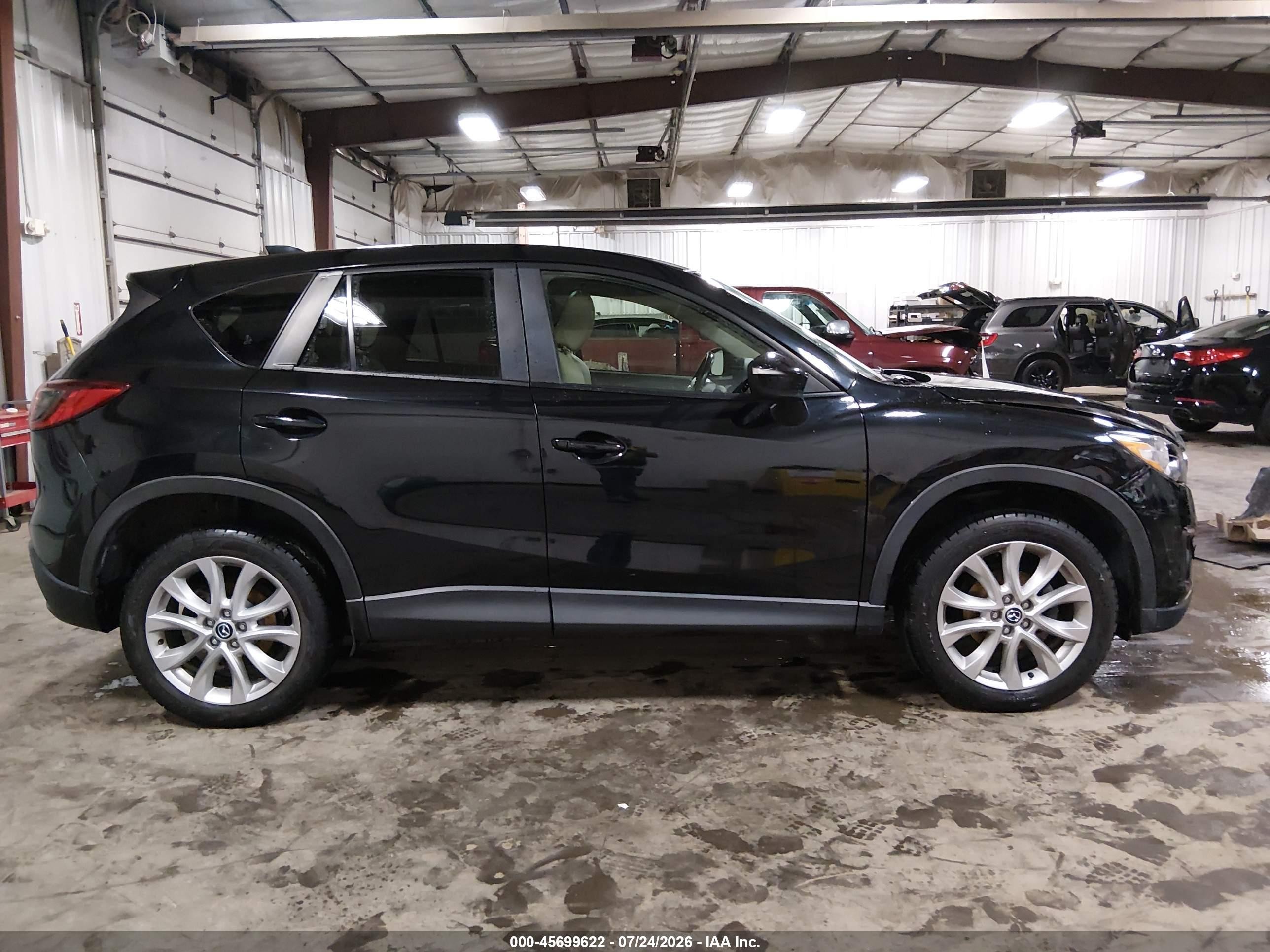 2015 Mazda Cx-5 Grand Touring Black vin: JM3KE4DY2F0516894