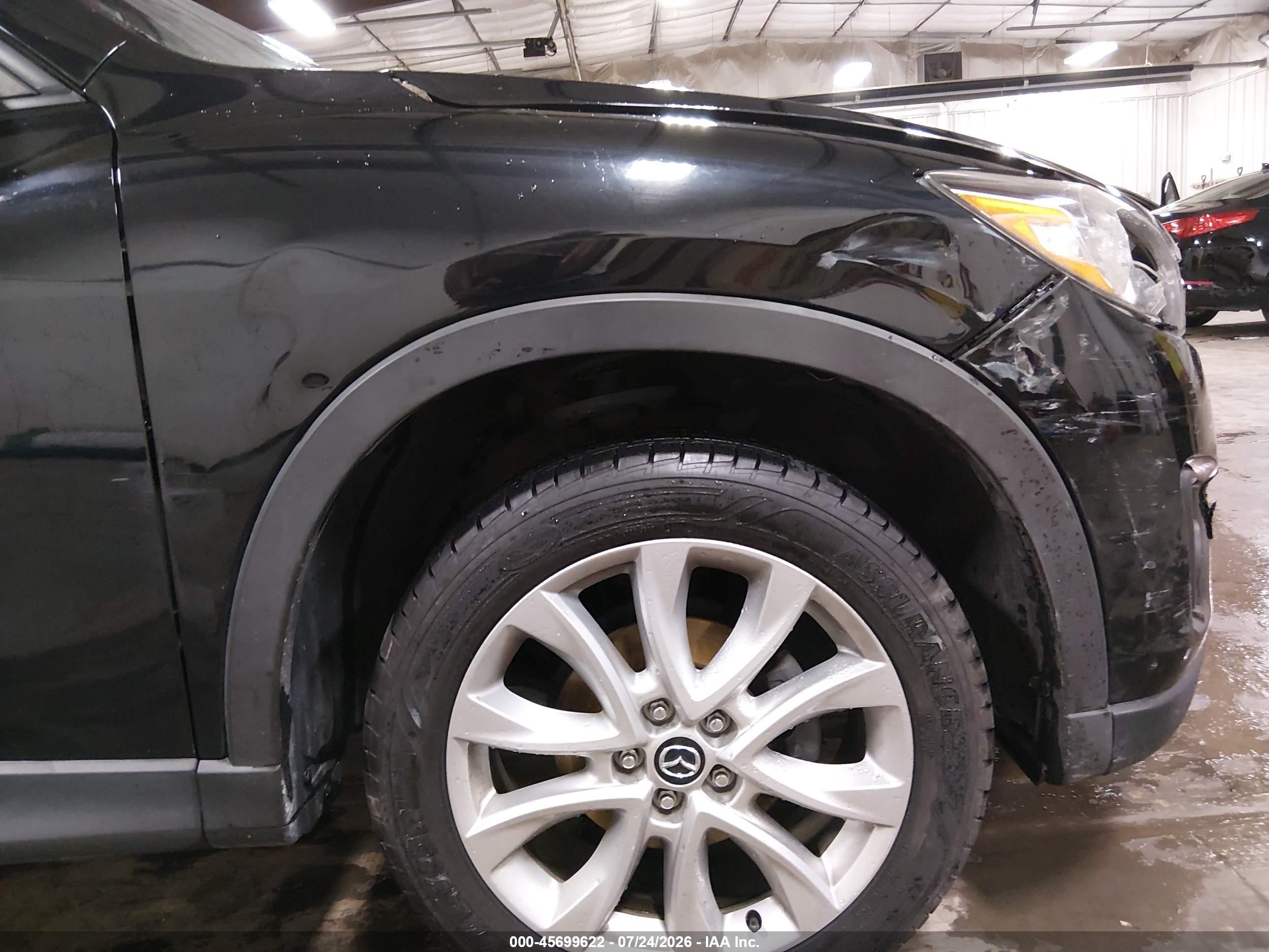 2015 Mazda Cx-5 Grand Touring Black vin: JM3KE4DY2F0516894
