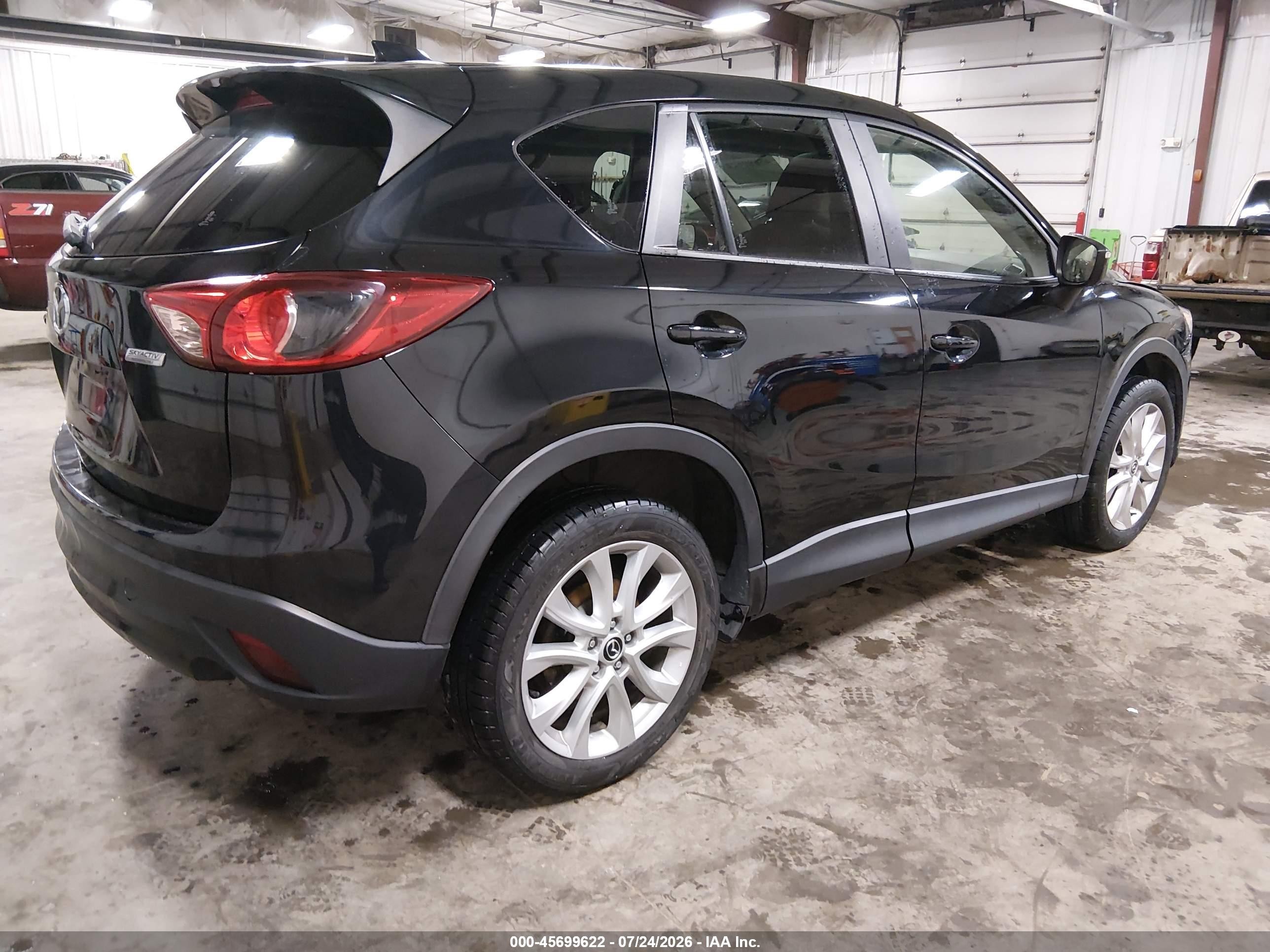2015 Mazda Cx-5 Grand Touring Black vin: JM3KE4DY2F0516894
