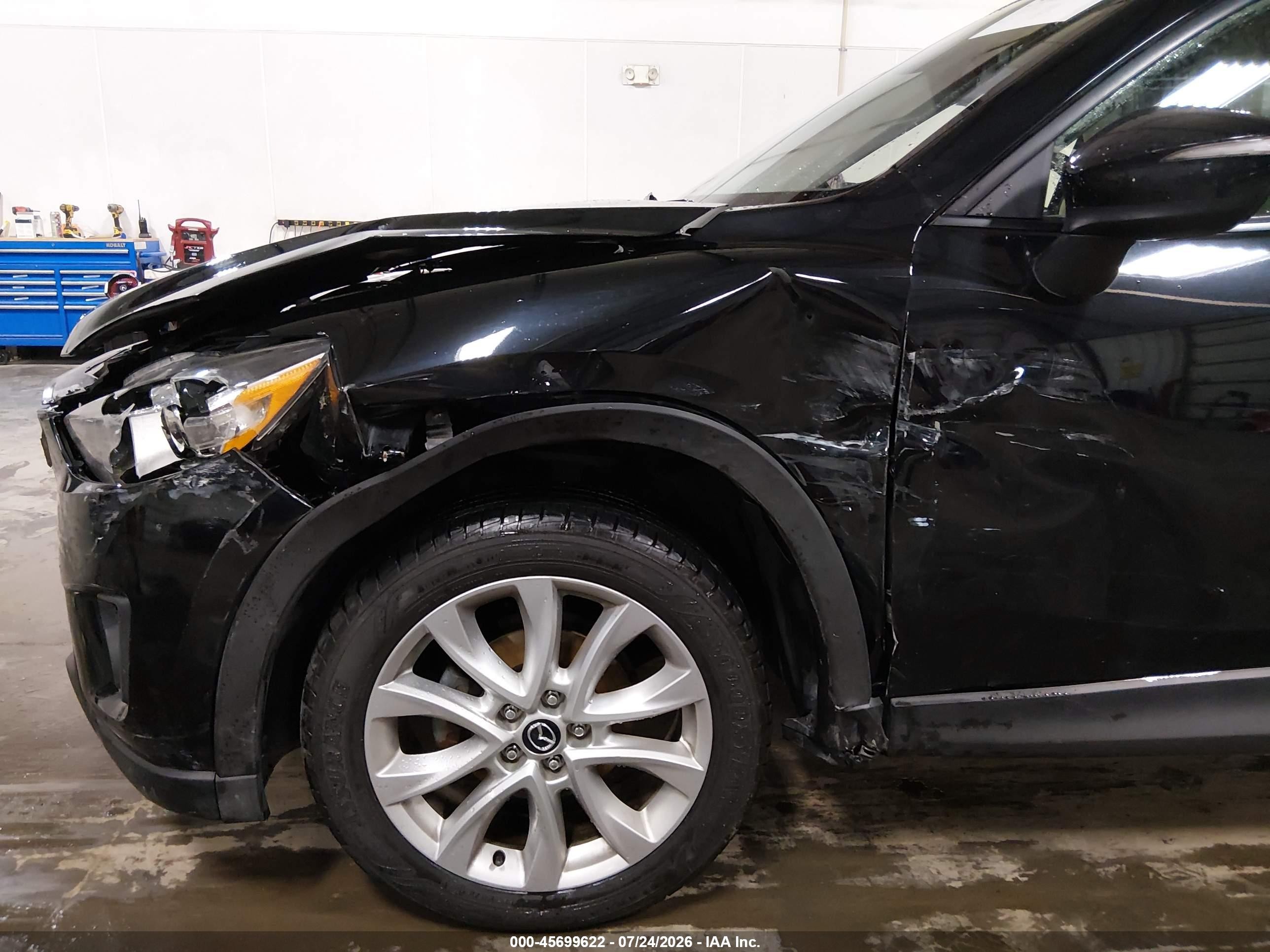 2015 Mazda Cx-5 Grand Touring Black vin: JM3KE4DY2F0516894