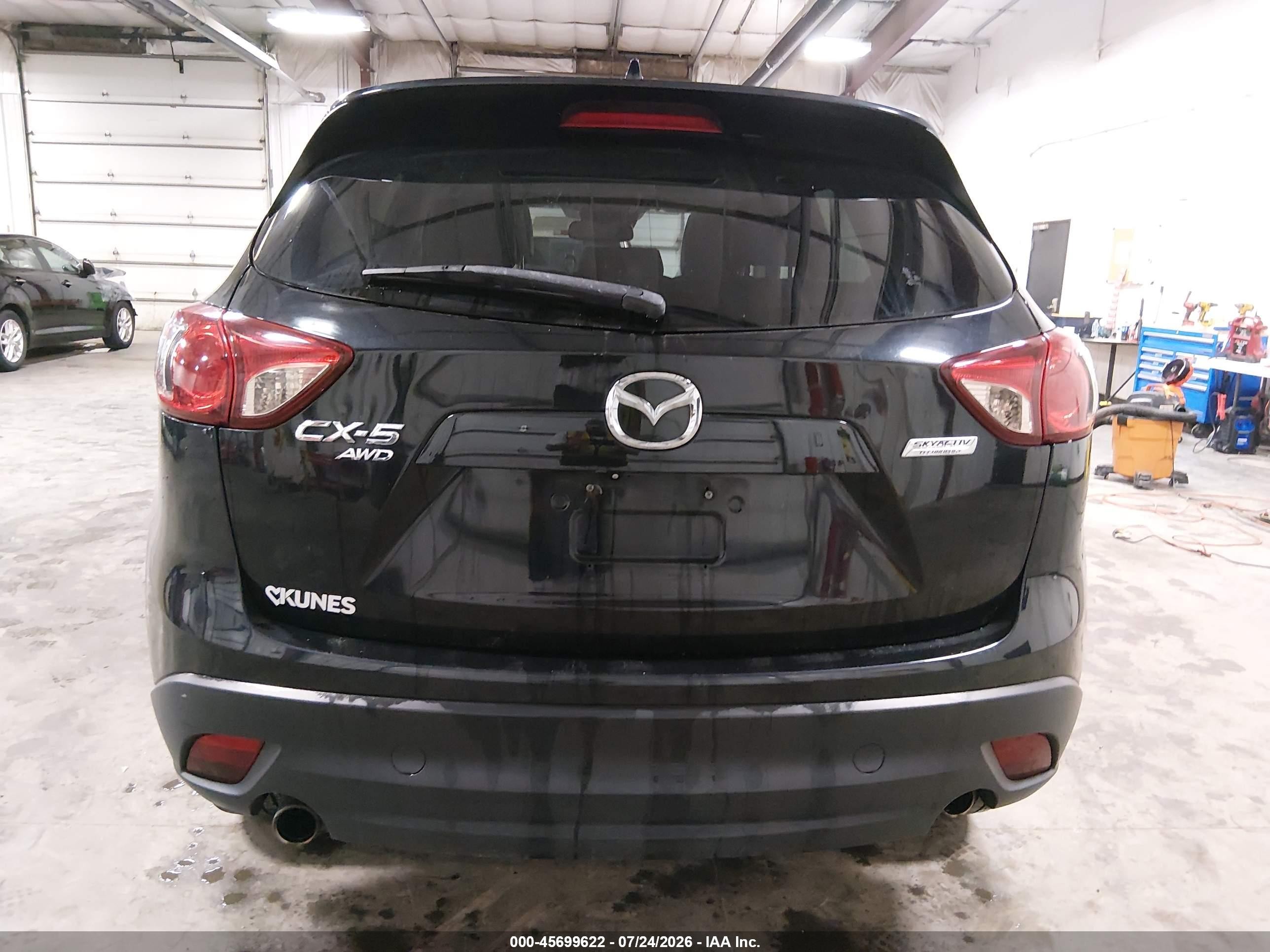 2015 Mazda Cx-5 Grand Touring Black vin: JM3KE4DY2F0516894