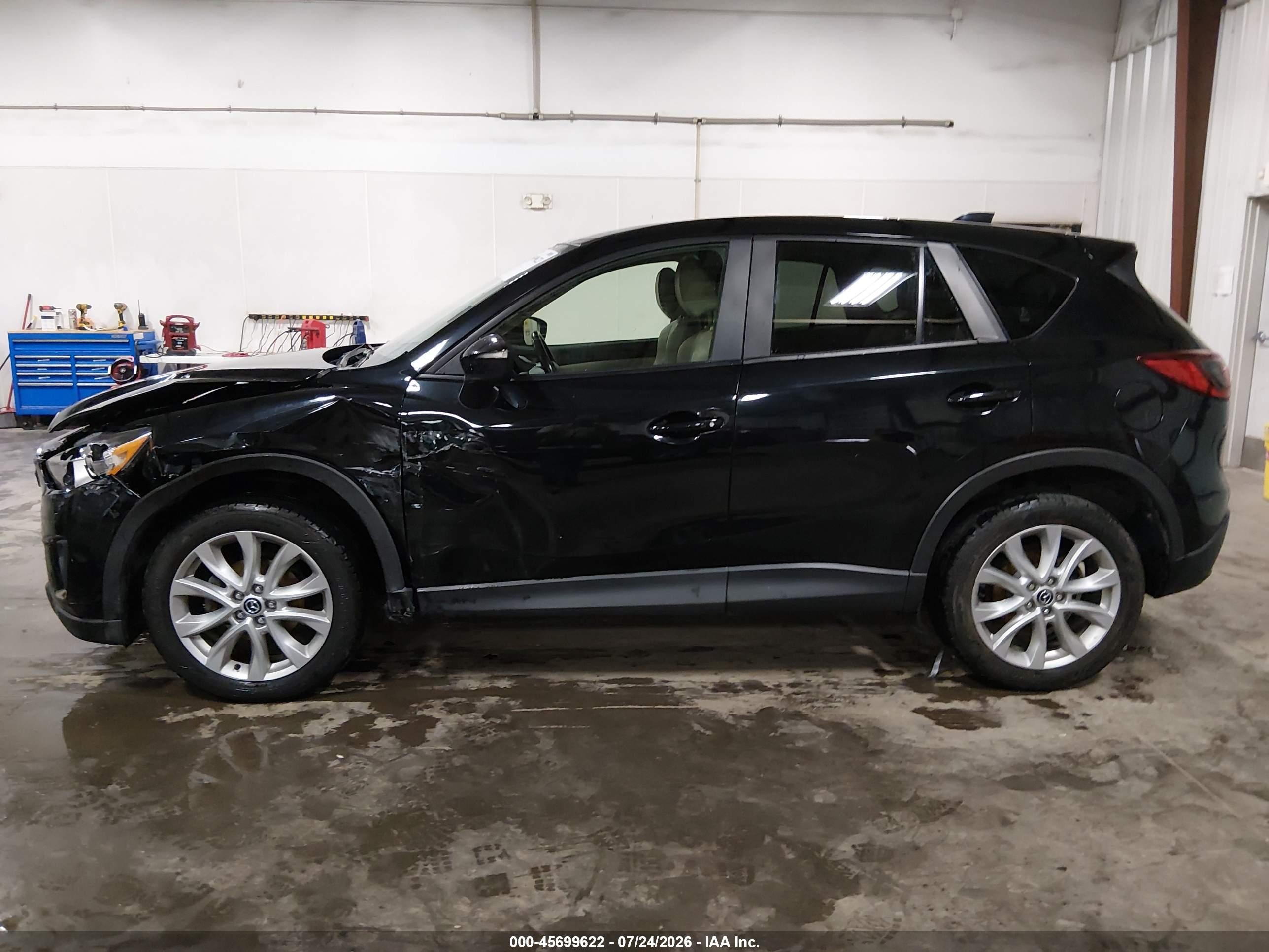 2015 Mazda Cx-5 Grand Touring Black vin: JM3KE4DY2F0516894
