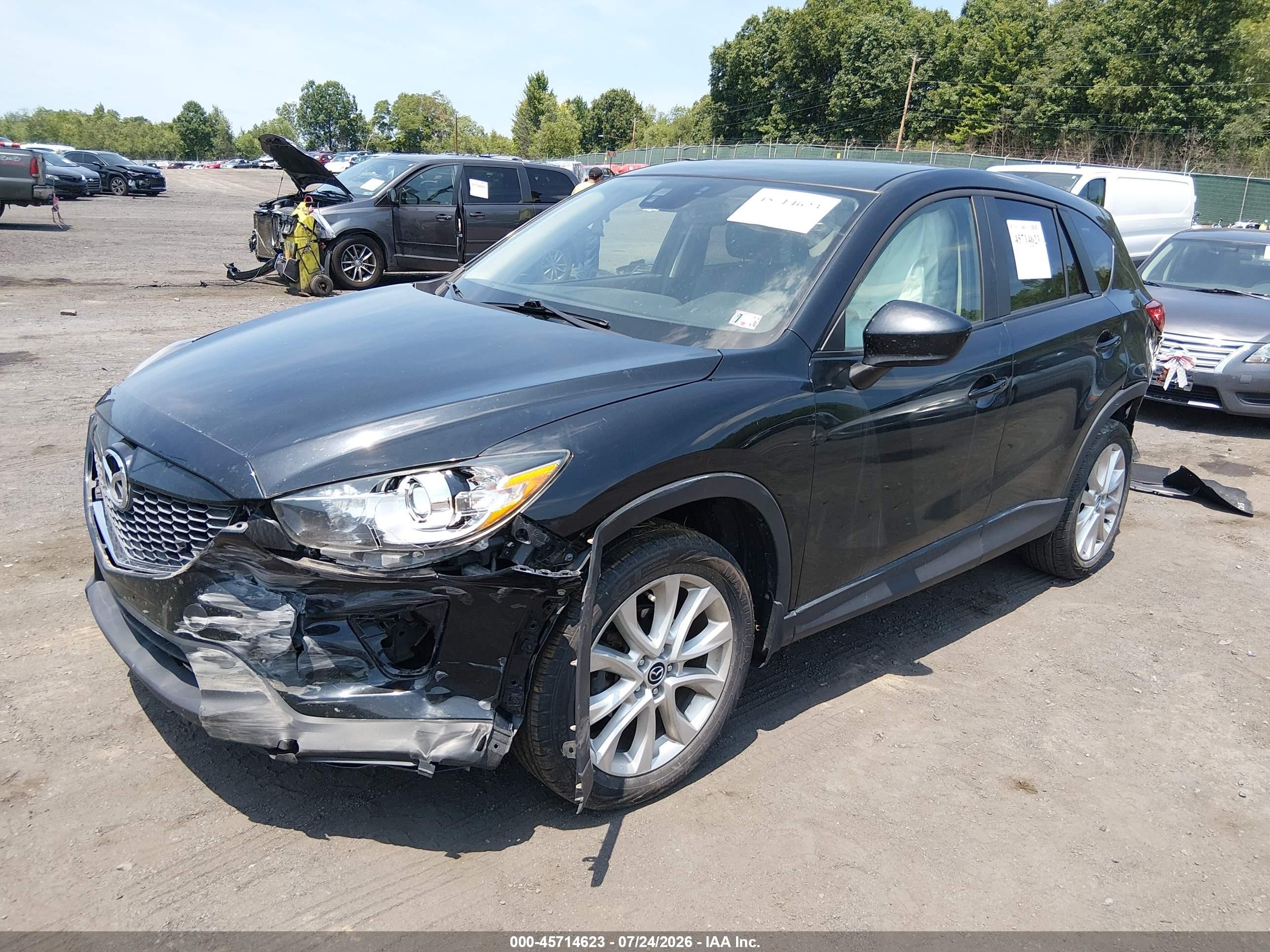 2014 Mazda Cx-5 Grand Touring Черный vin: JM3KE4DY3E0303838