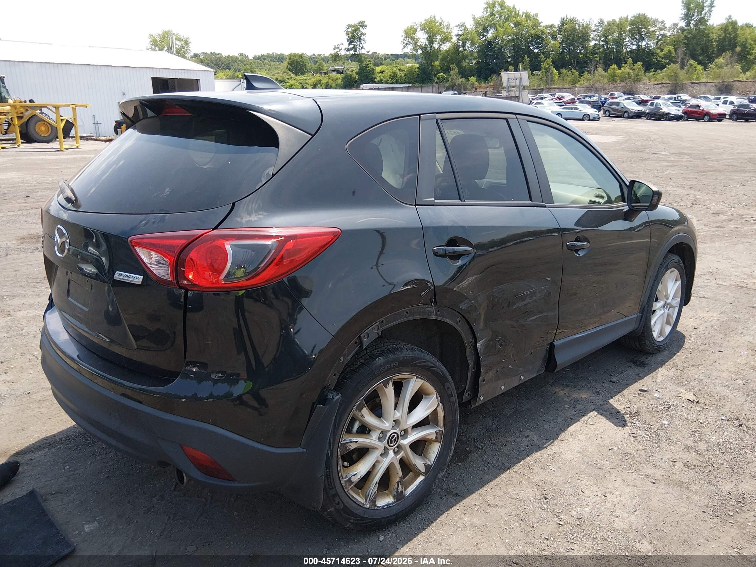 2014 Mazda Cx-5 Grand Touring Черный vin: JM3KE4DY3E0303838