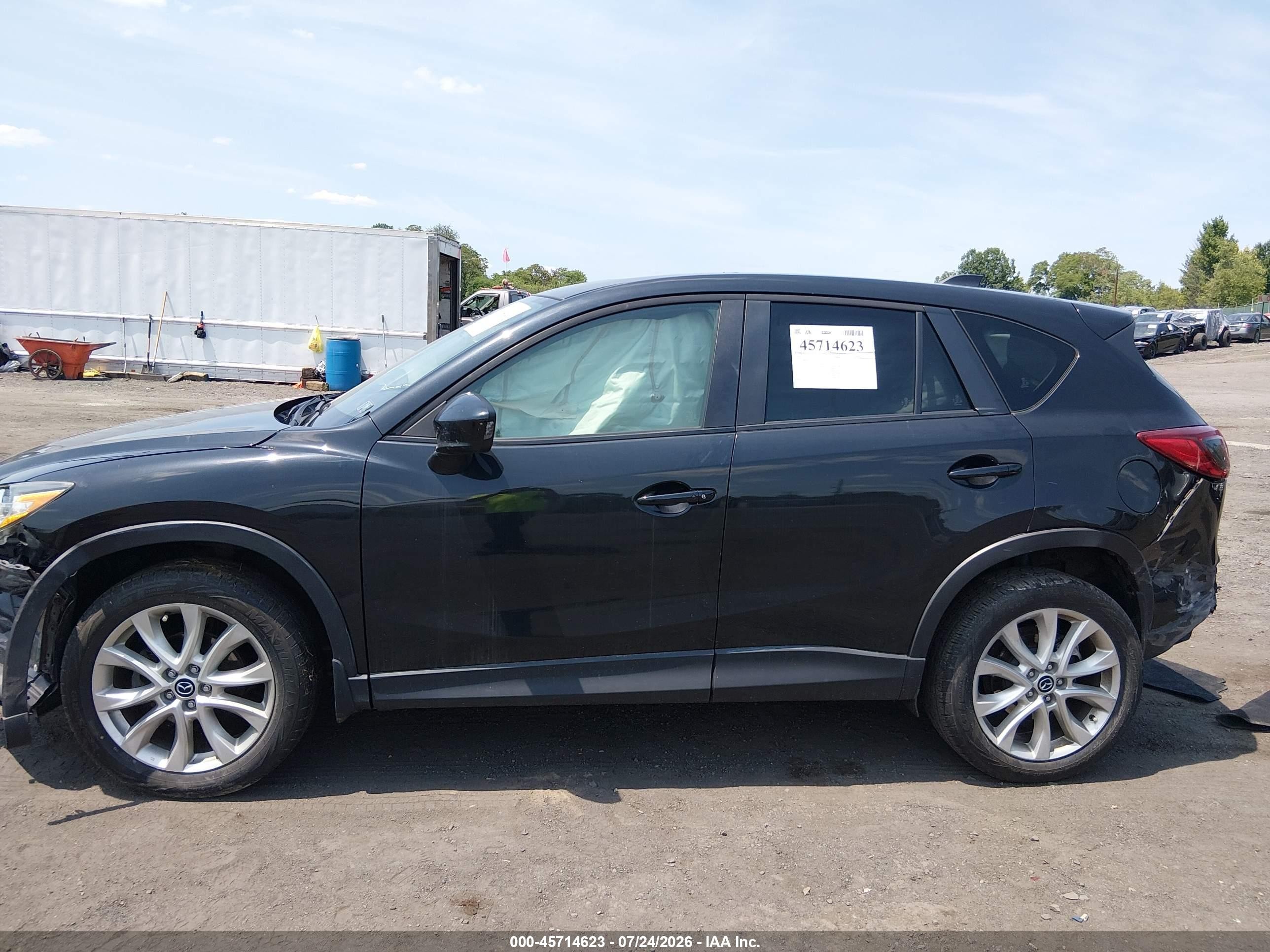 2014 Mazda Cx-5 Grand Touring Черный vin: JM3KE4DY3E0303838